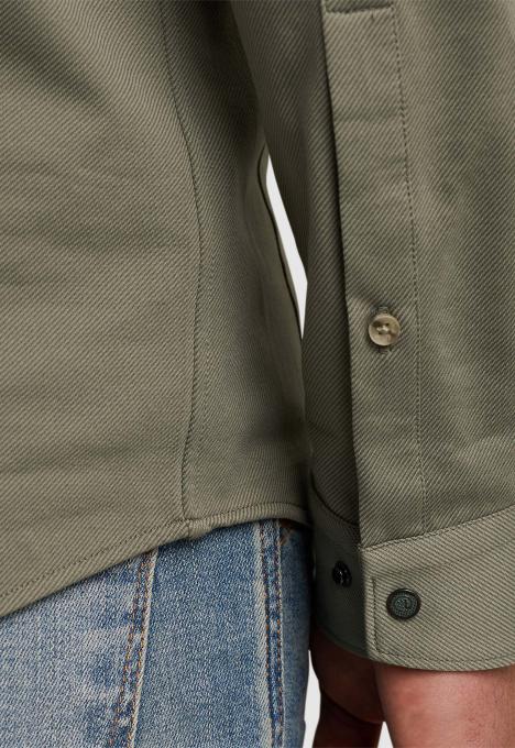 Twill Jersey Overshirt