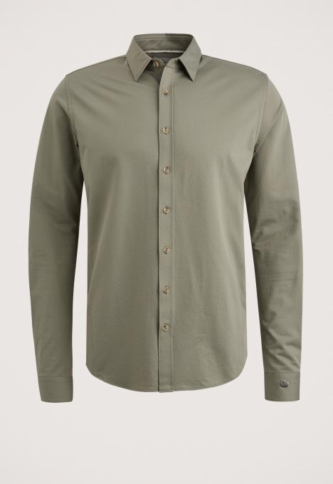 Twill Jersey Overshirt
