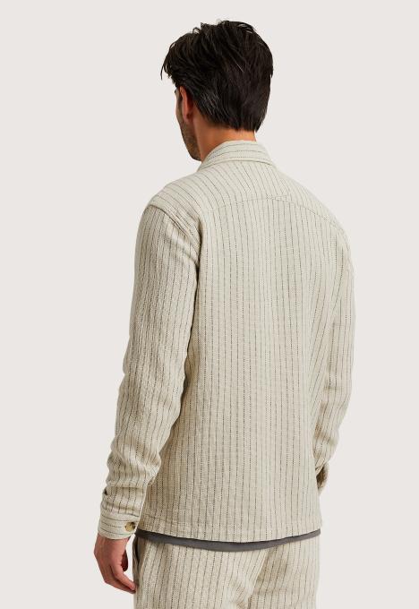 Mesh Stripe Overhemd