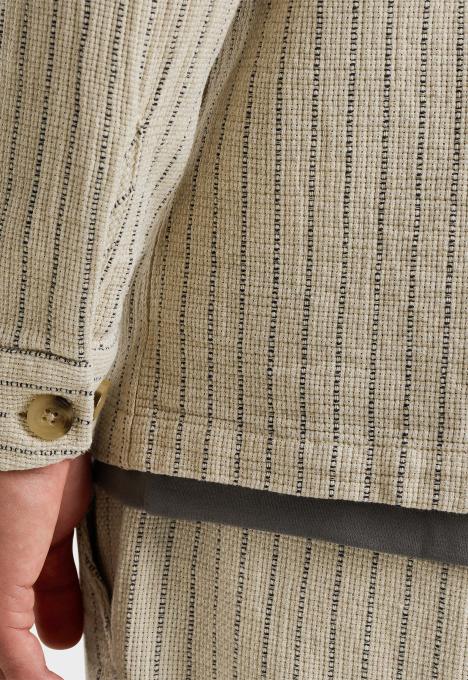 Mesh Stripe Overhemd