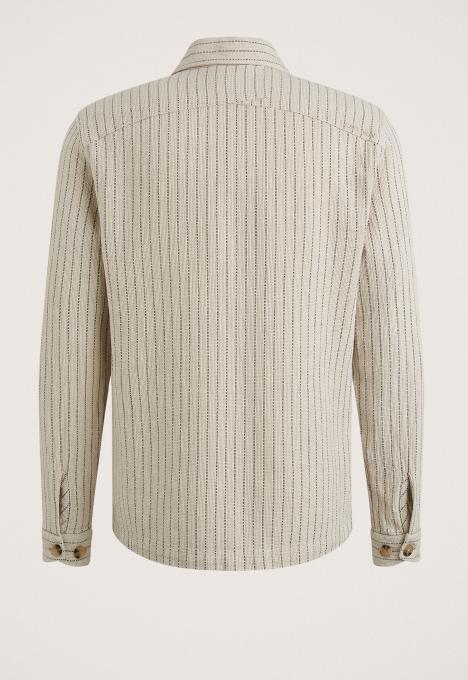 Mesh Stripe Overhemd