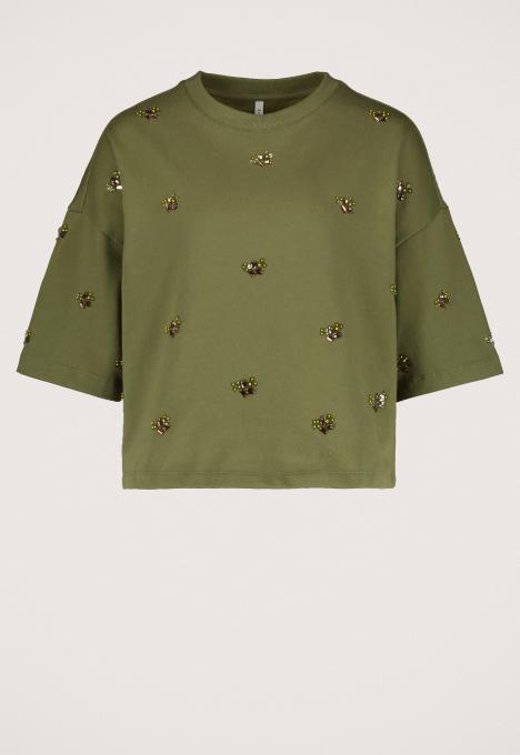 Embellished Sweatshirt 3/4