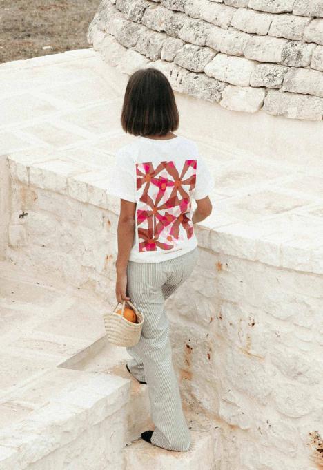 Flower Square T-Shirt 