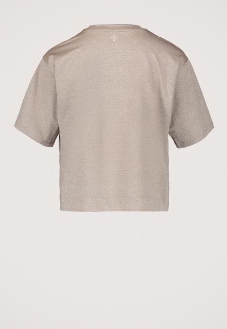Boxy Lurex Jersey T-shirt
