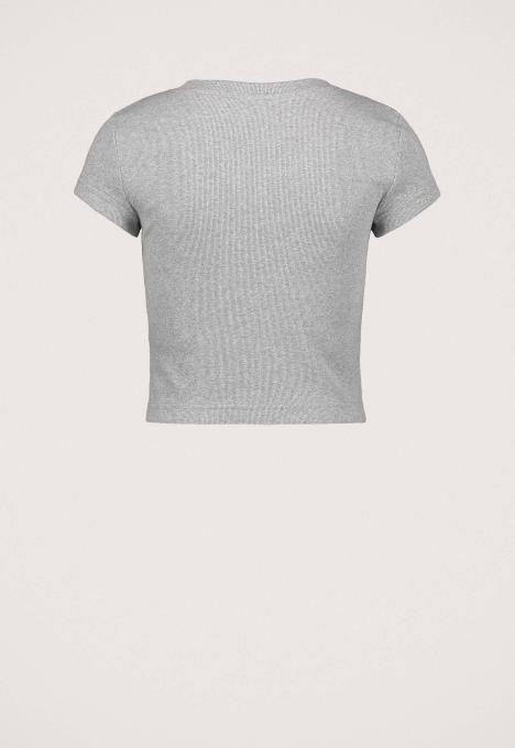 A-woven Label T-shirt