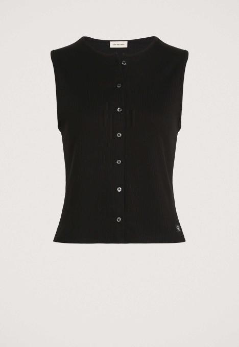 Woven Label Rib Vest