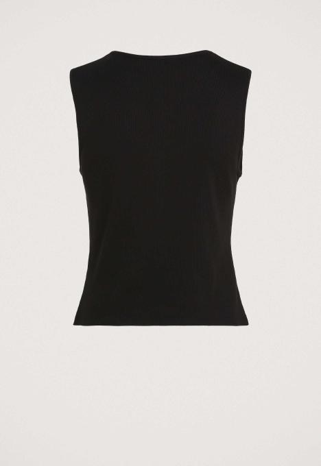 Woven Label Rib Vest