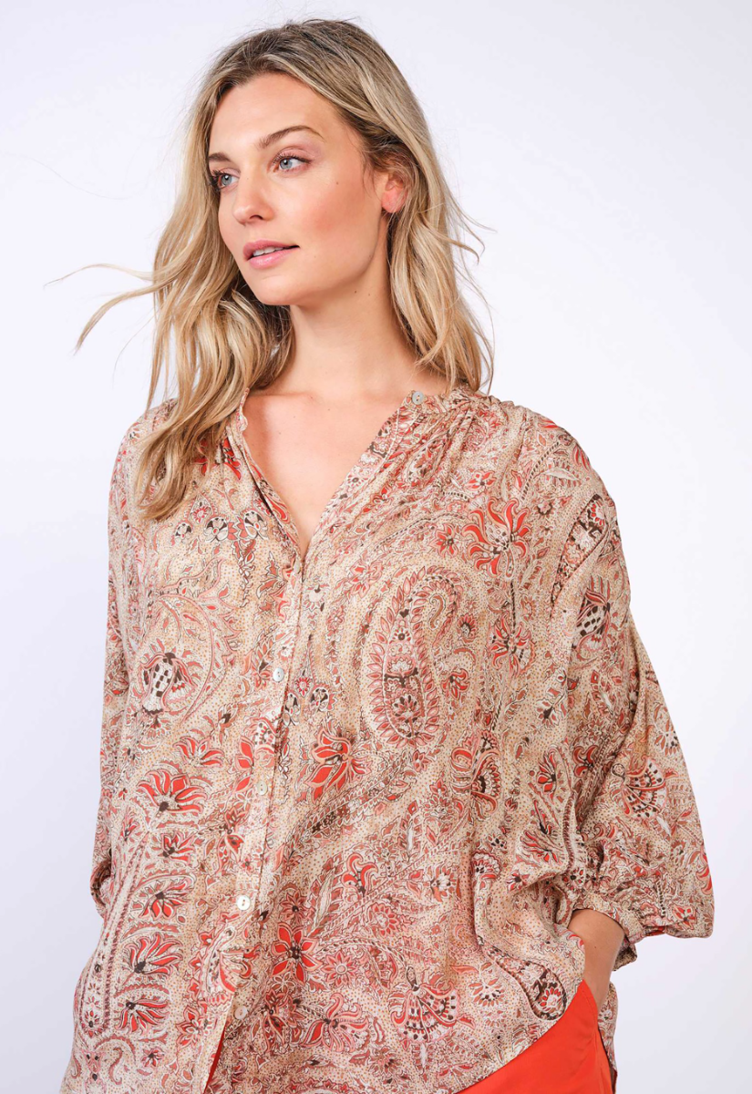 Paisley blouse discount