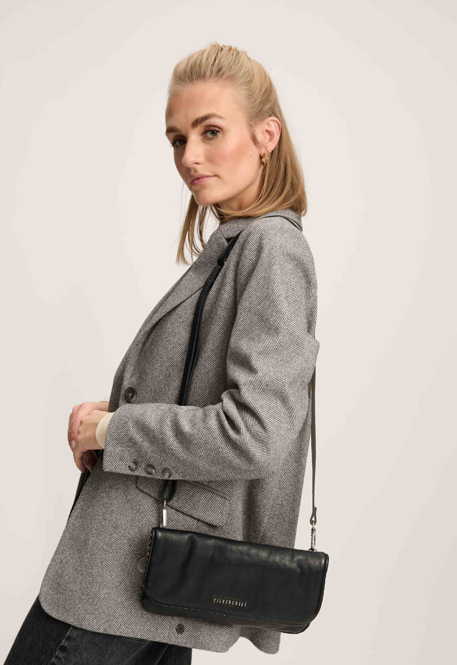 Silvercreek Tala Blazer Black White | Open32.nl