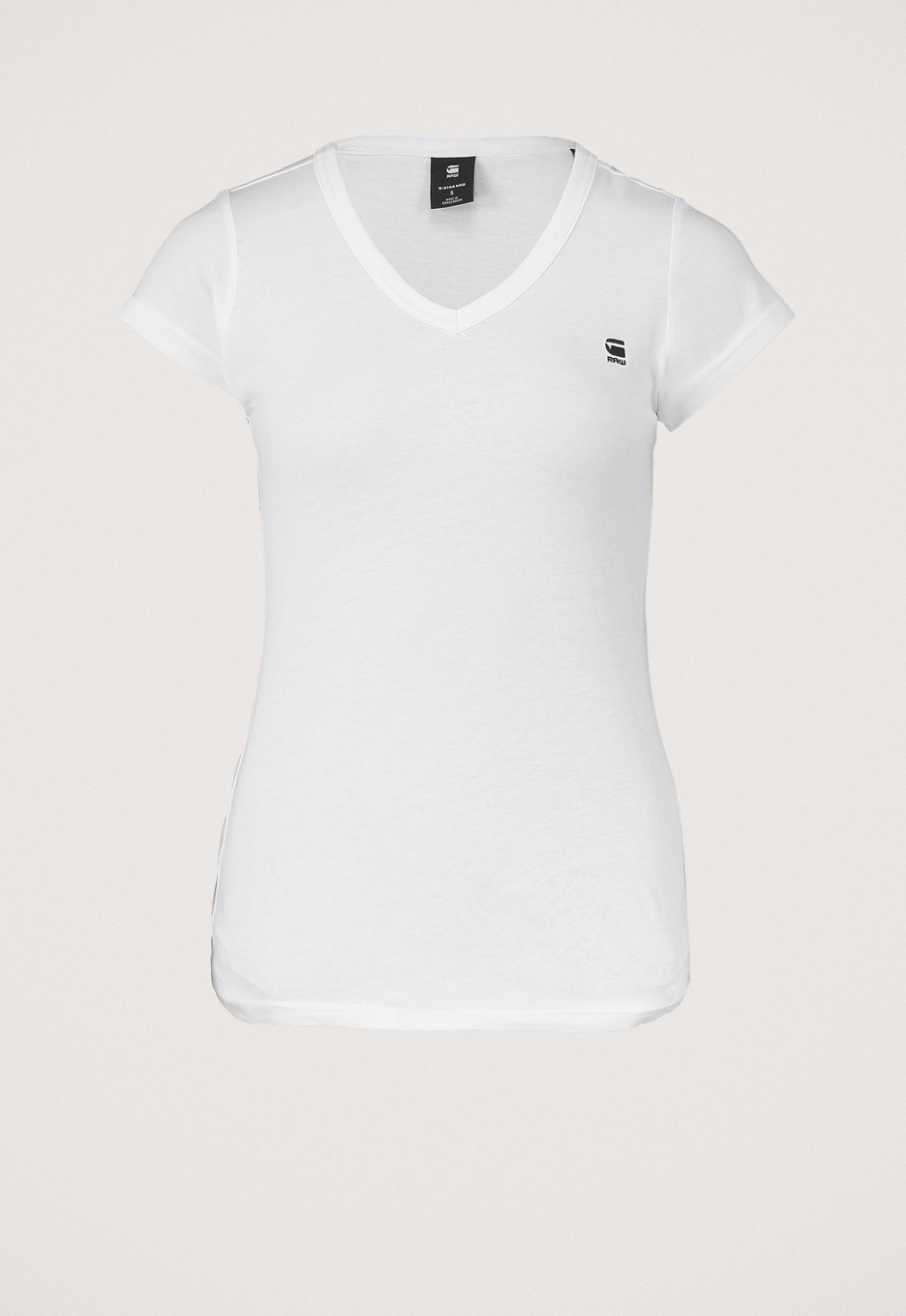売れ筋商品|||ジースター Tシャツ レディース トップス EYBEN SLIM - Basic T-shirt - white G-Star RAW Eyben Slim T-shirt White | Open32.nl