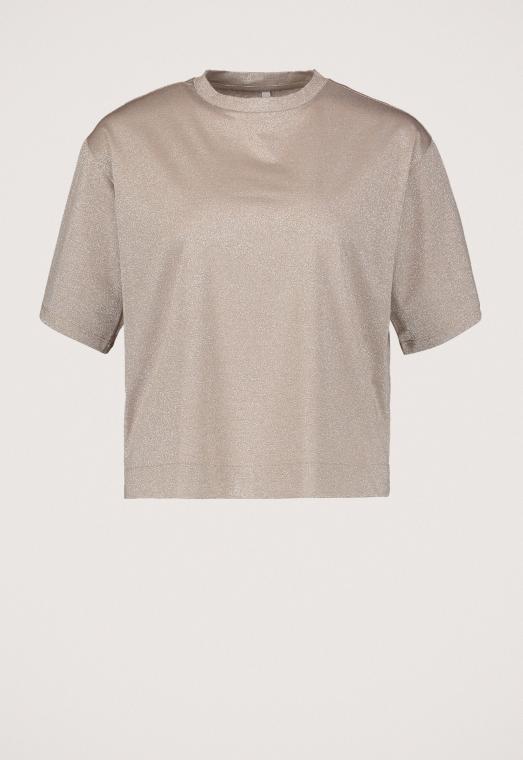 Boxy Lurex Jersey T-shirt