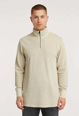 Overdyed Half Zip Sweater 