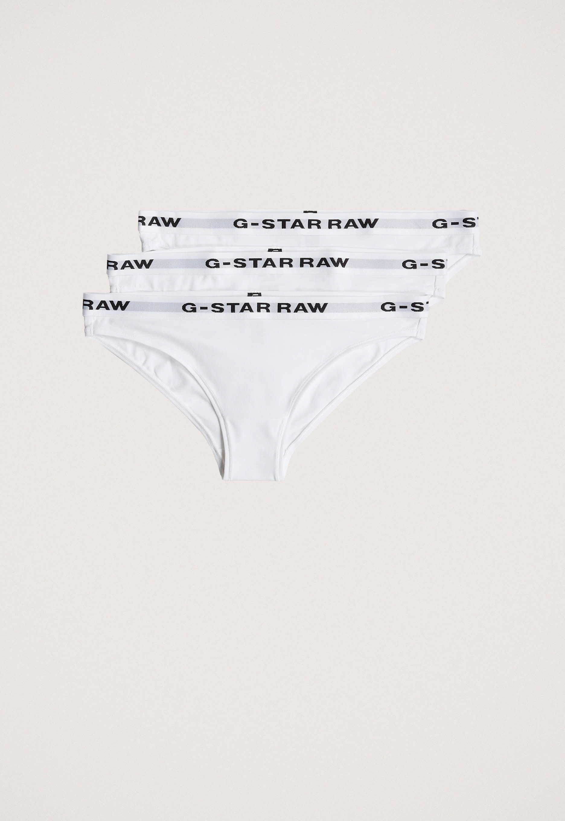 G-Star RAW Bikini Slip Set Van 3 Wit Dames