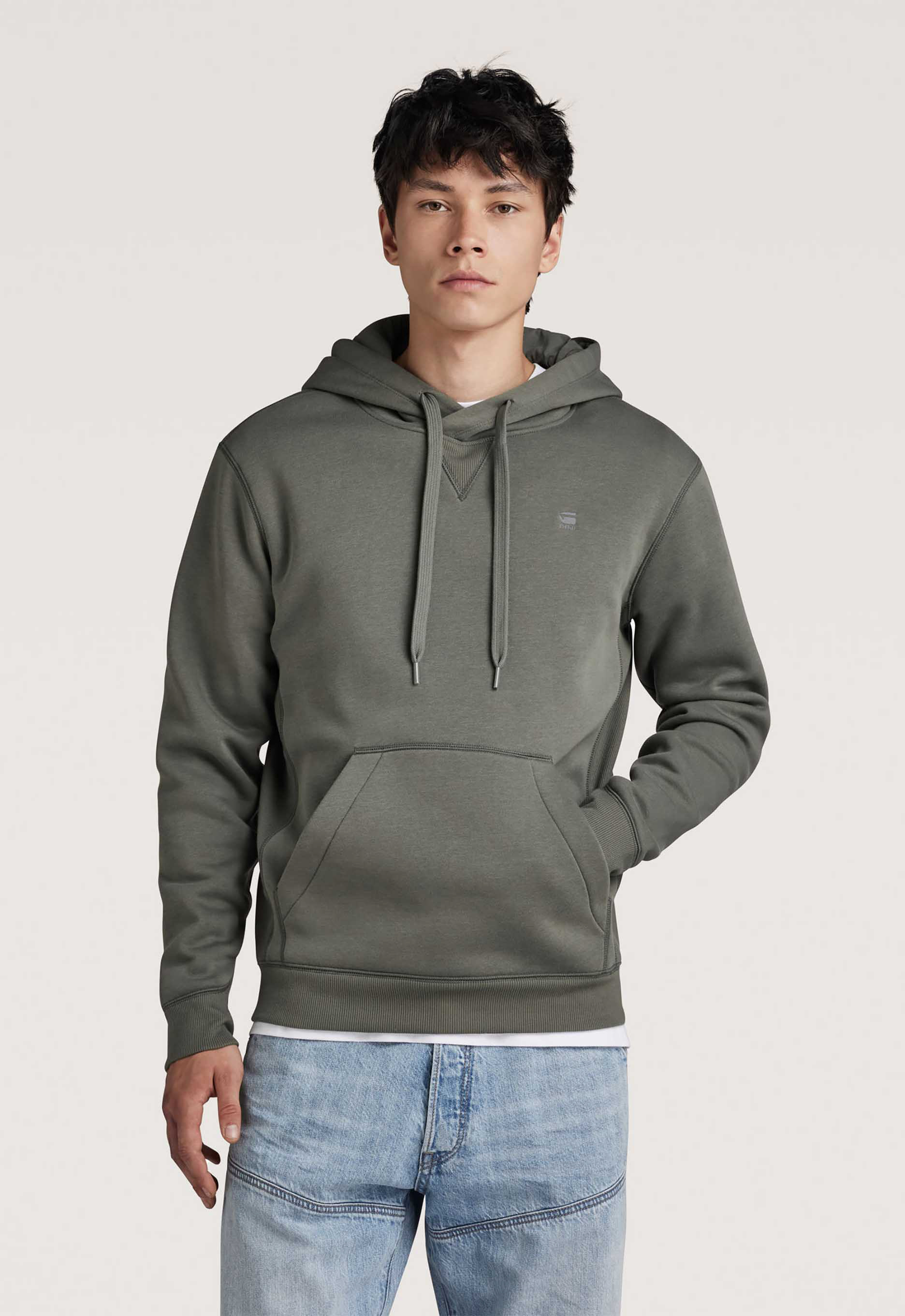 G-Star RAW Premium Core Hoodie Grijs Heren