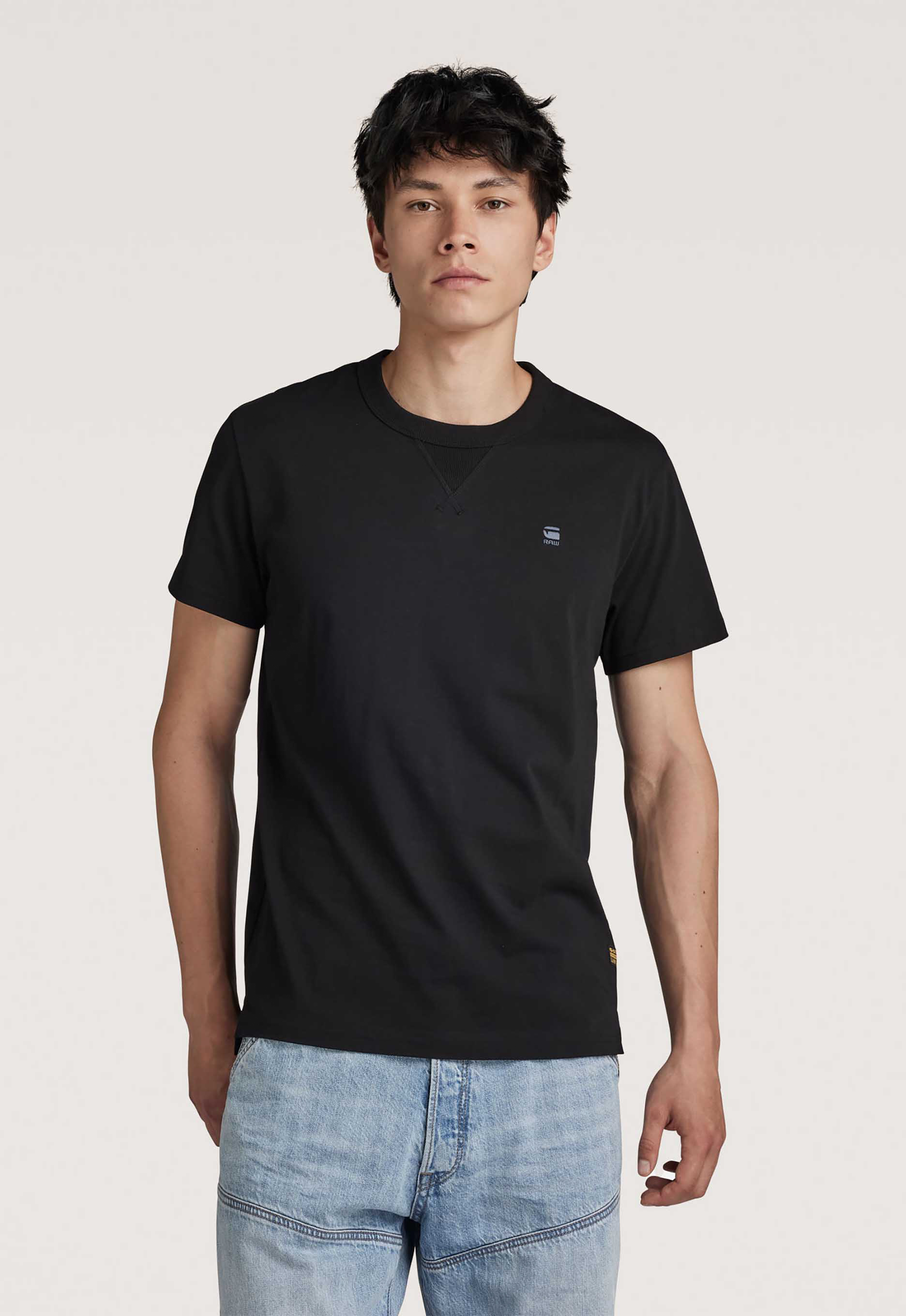 G-Star Raw T-shirt met labelstitching model 'Nifous'