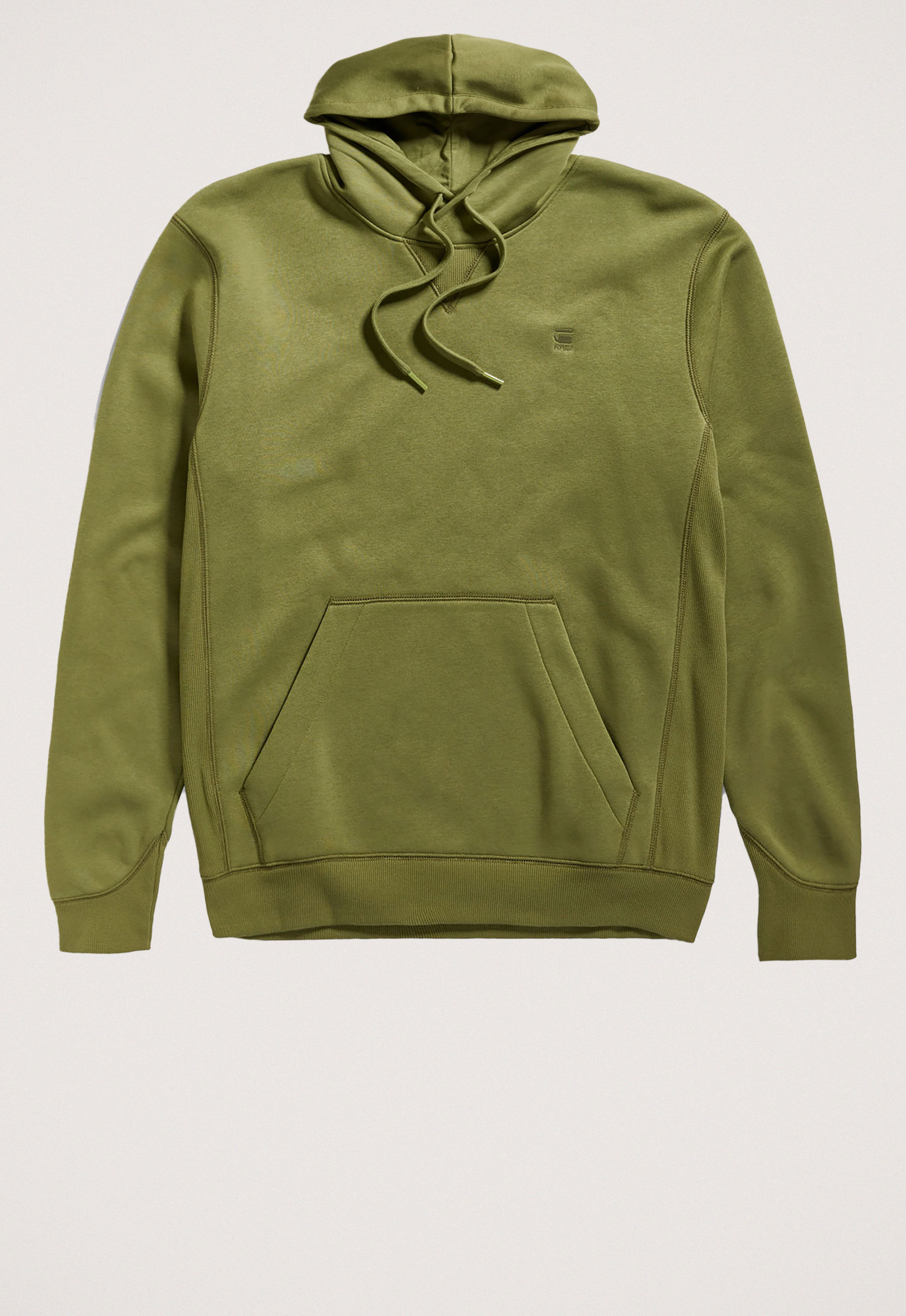 G-Star RAW hoodie Premium Core met logo sage