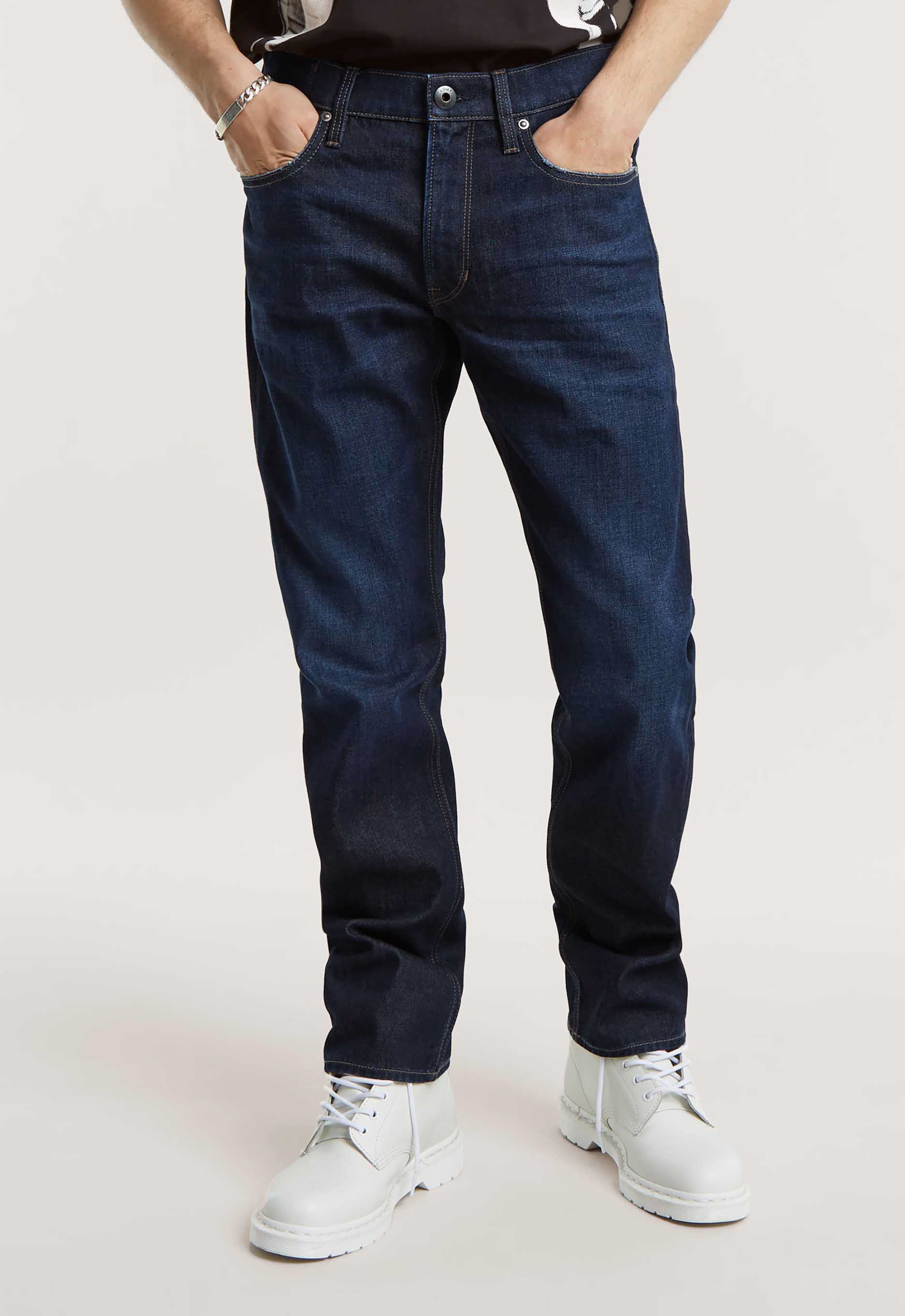 G-Star RAW Straight jeans Mosa Straight met lichte naden