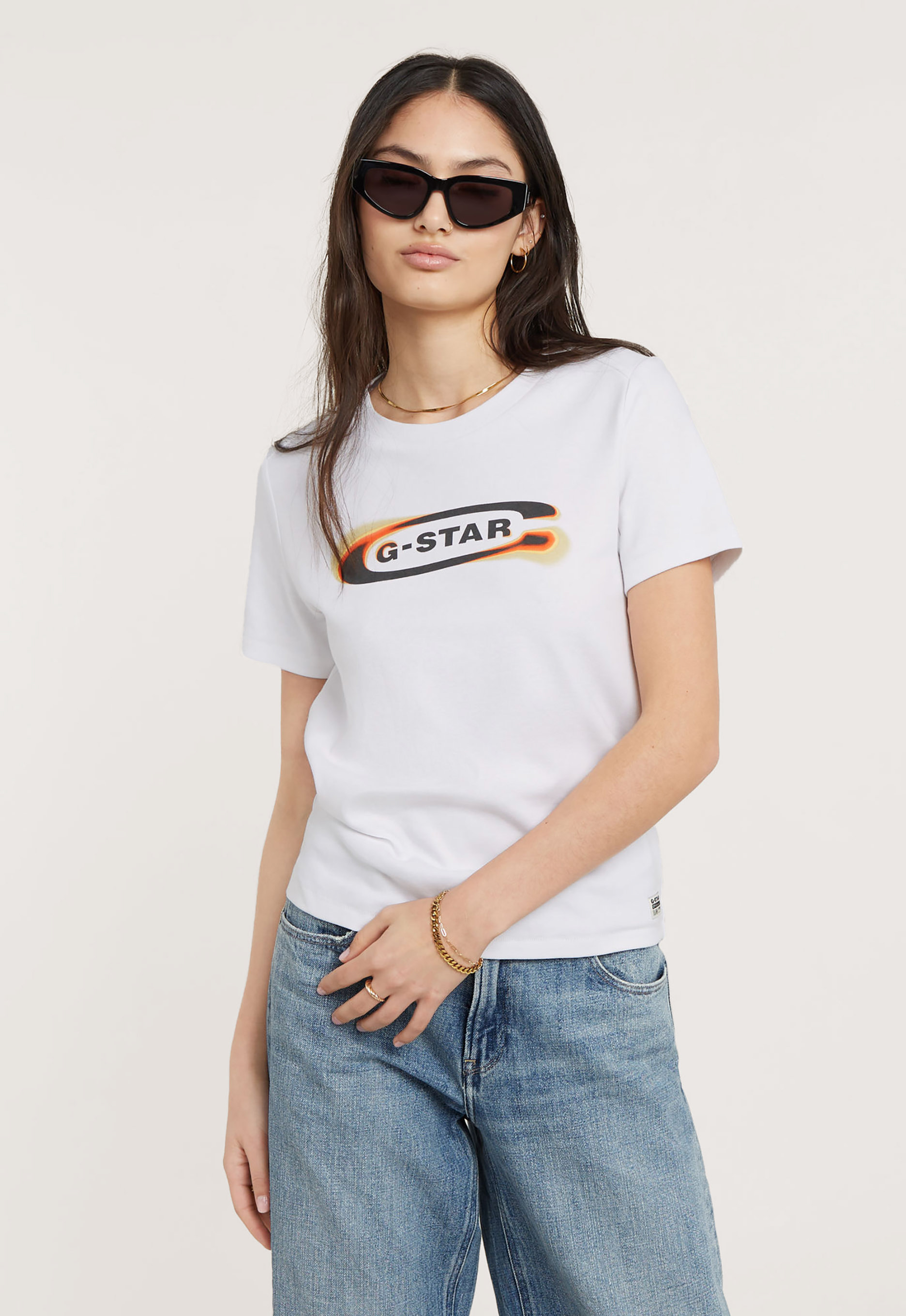 G-star raw Old Skool Logo T-shirt