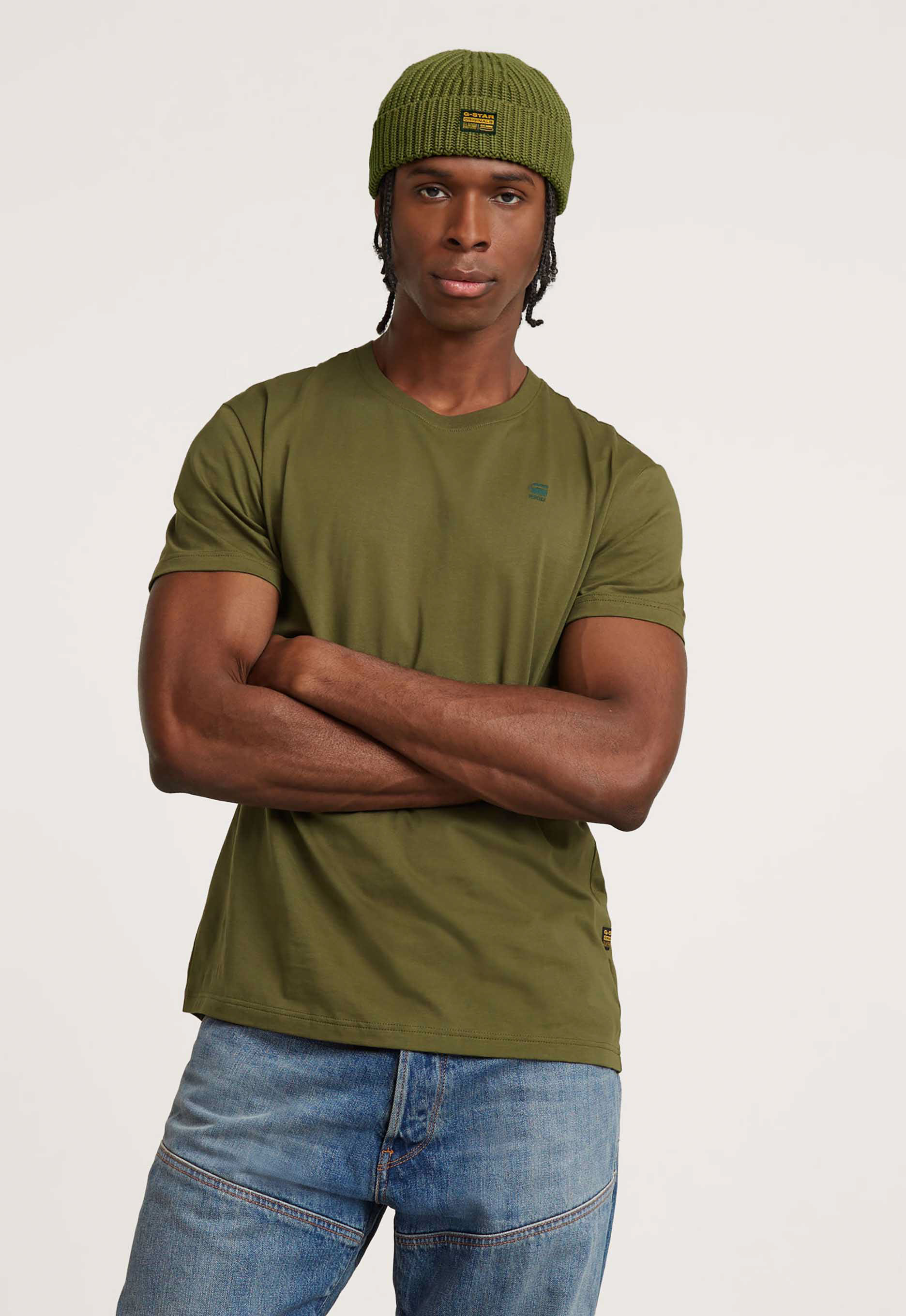 G-Star RAW Base-S T-Shirt Groen Heren