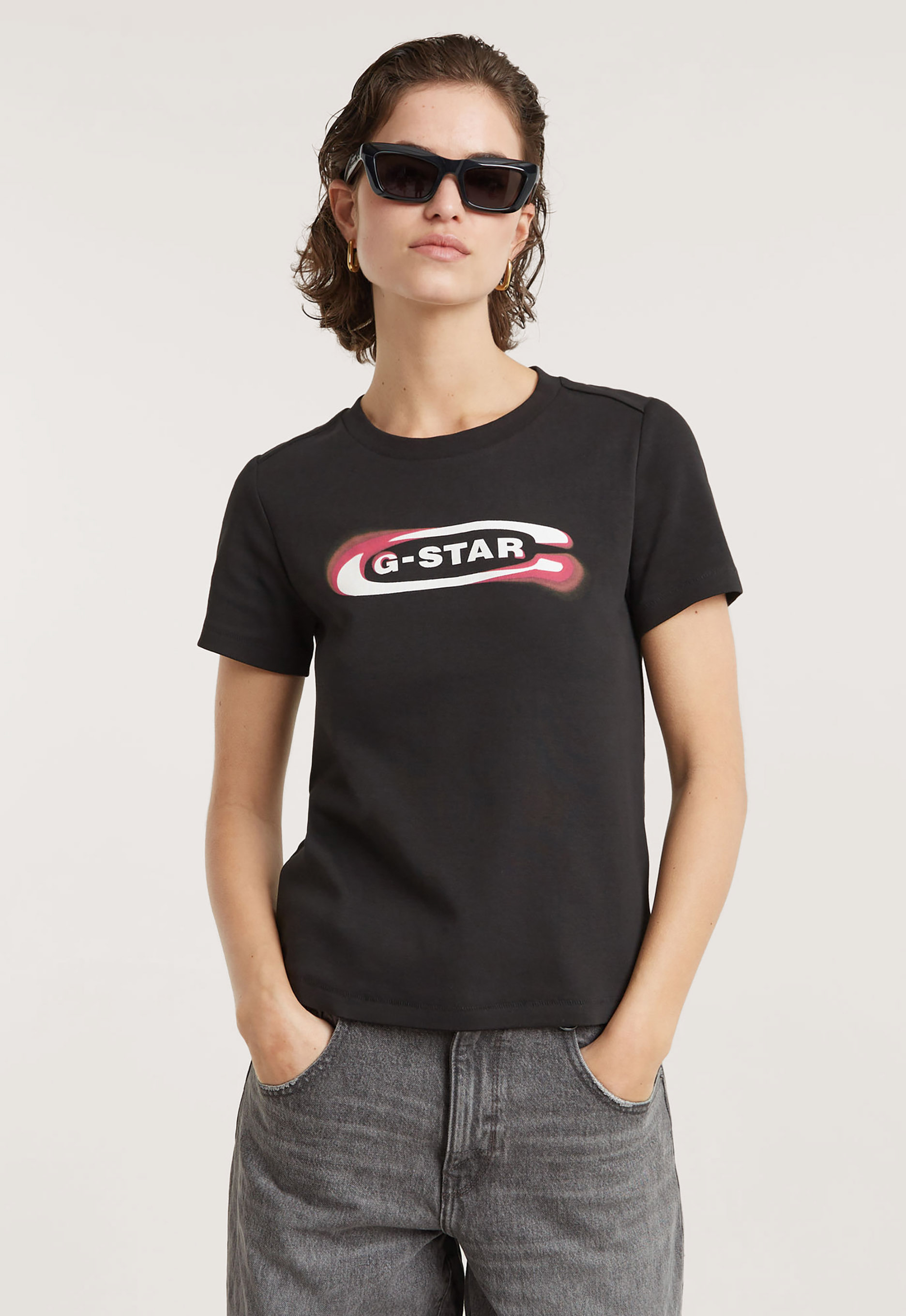 G-star raw Old Skool Logo T-shirt