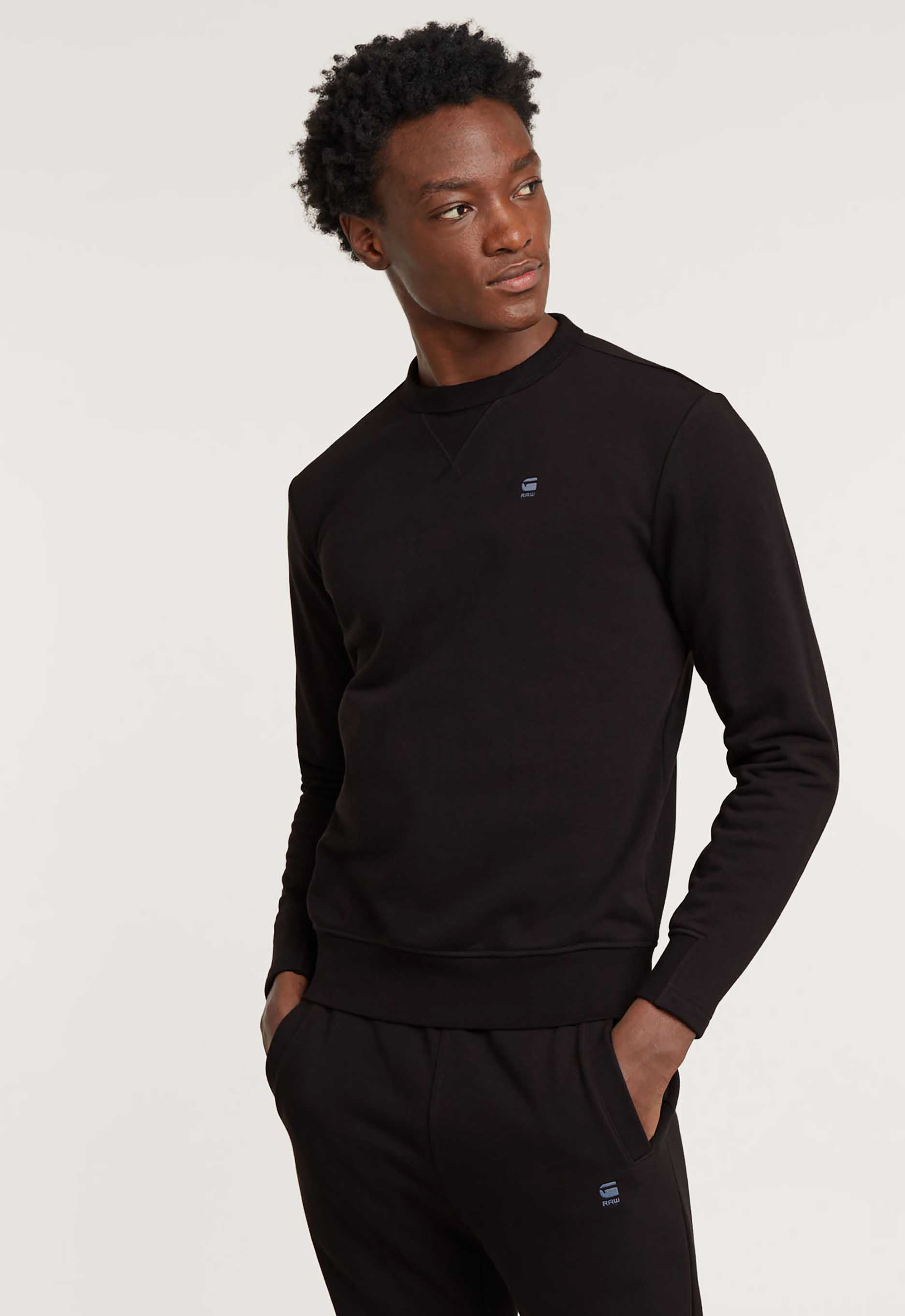G-Star RAW Sweatshirt Nifous met halve mouwboorden