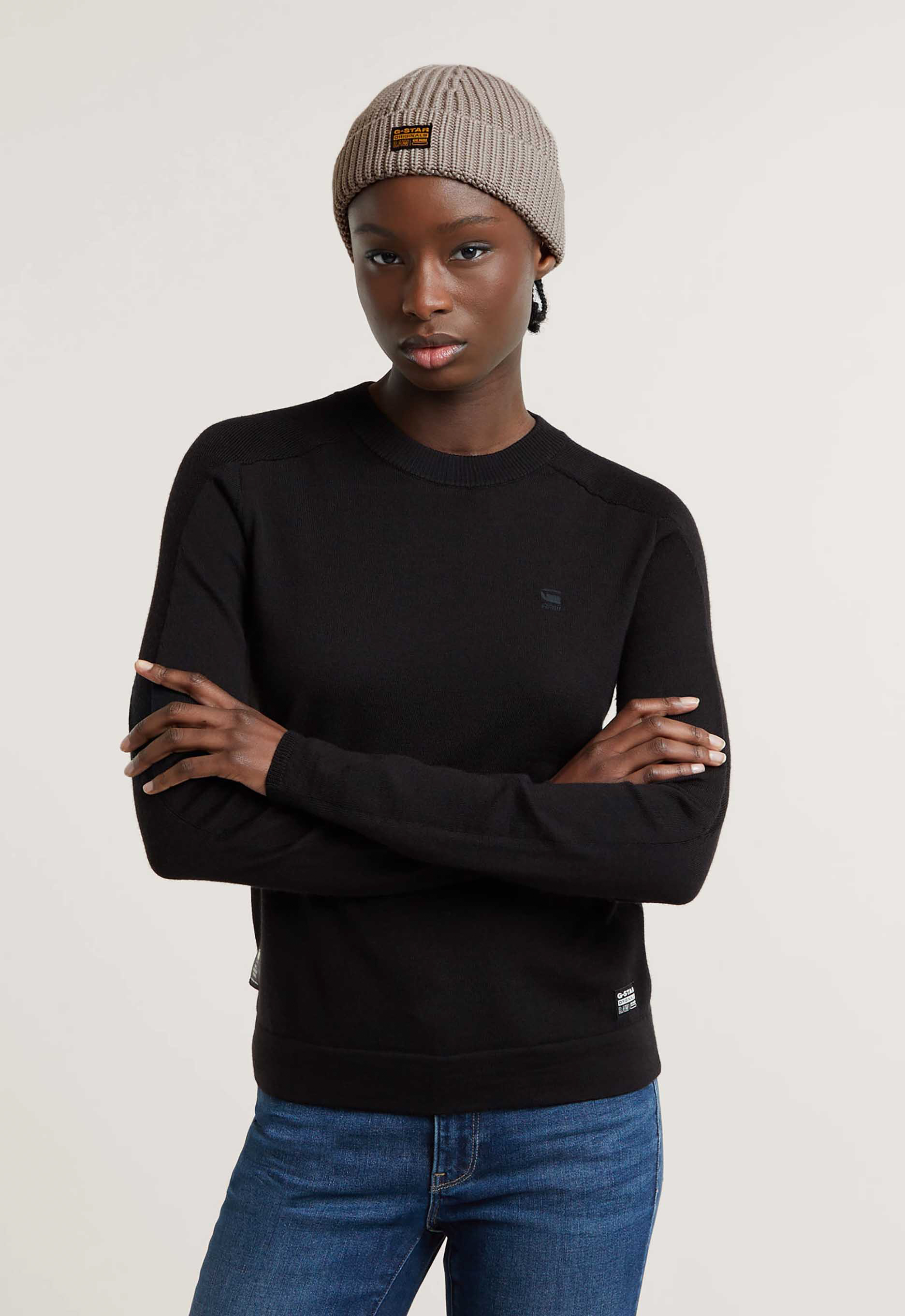 G-Star RAW Core Gebreide Trui Zwart Dames
