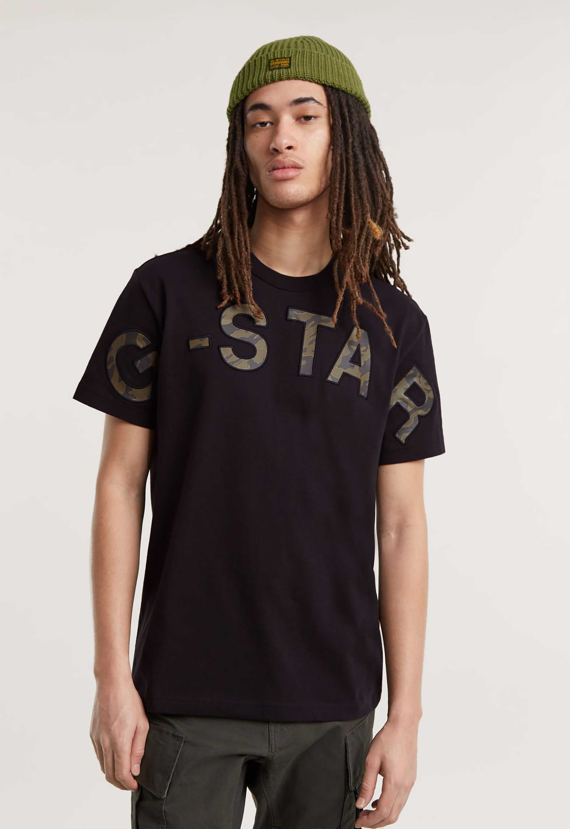 G-Star RAW Embro Print T-Shirt Zwart Heren