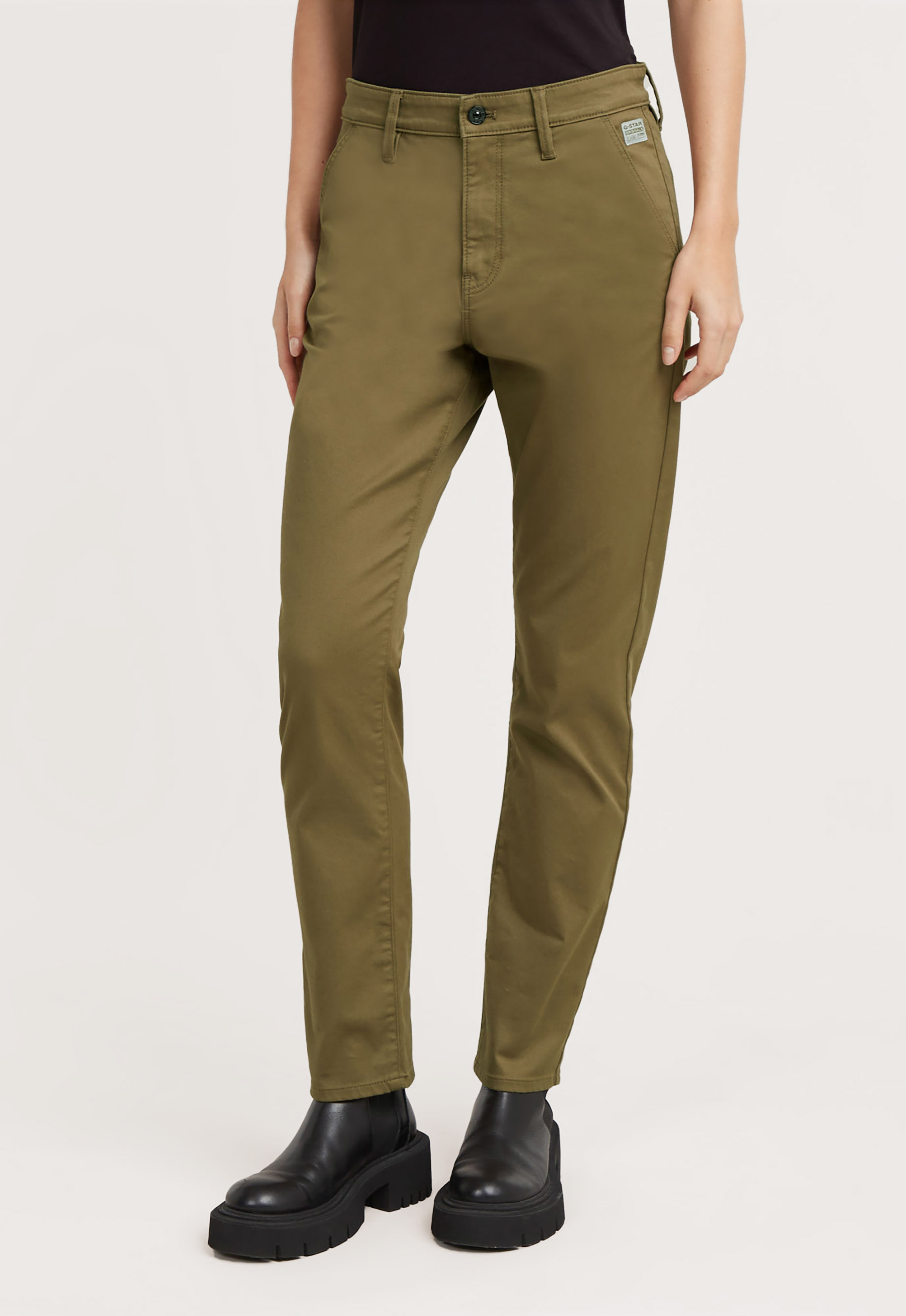 G-Star RAW Slim Chino Groen Dames