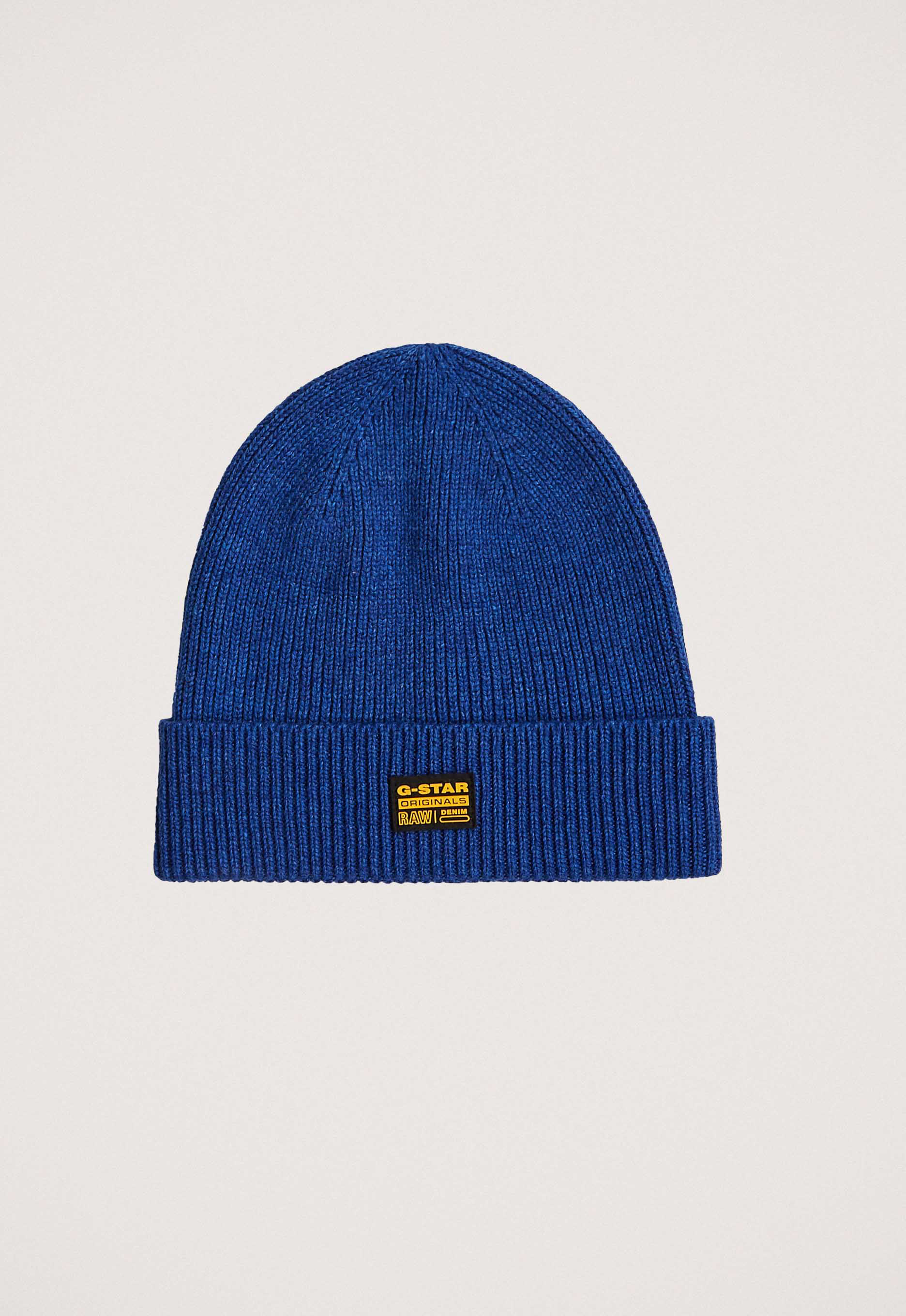 G-Star RAW Geffo Long Beanie Midden blauw Heren
