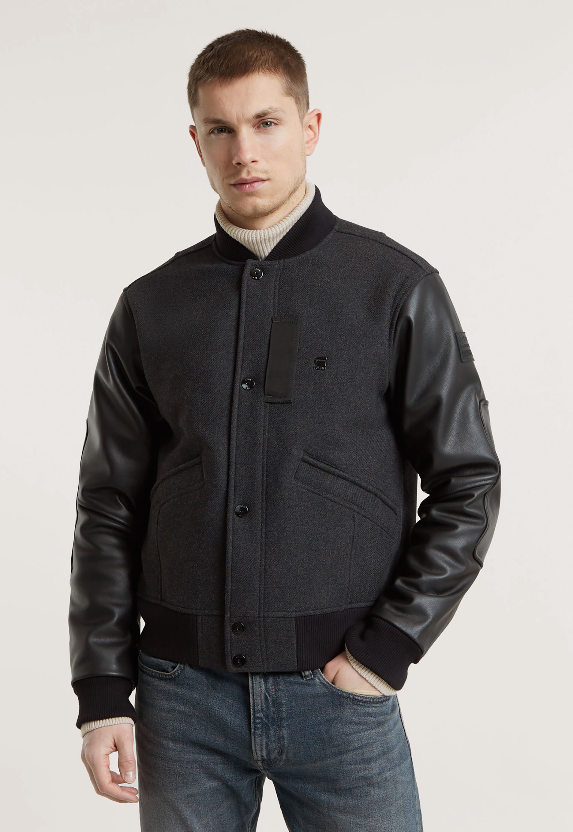 G-star raw Varsity Wool Leather Jack
