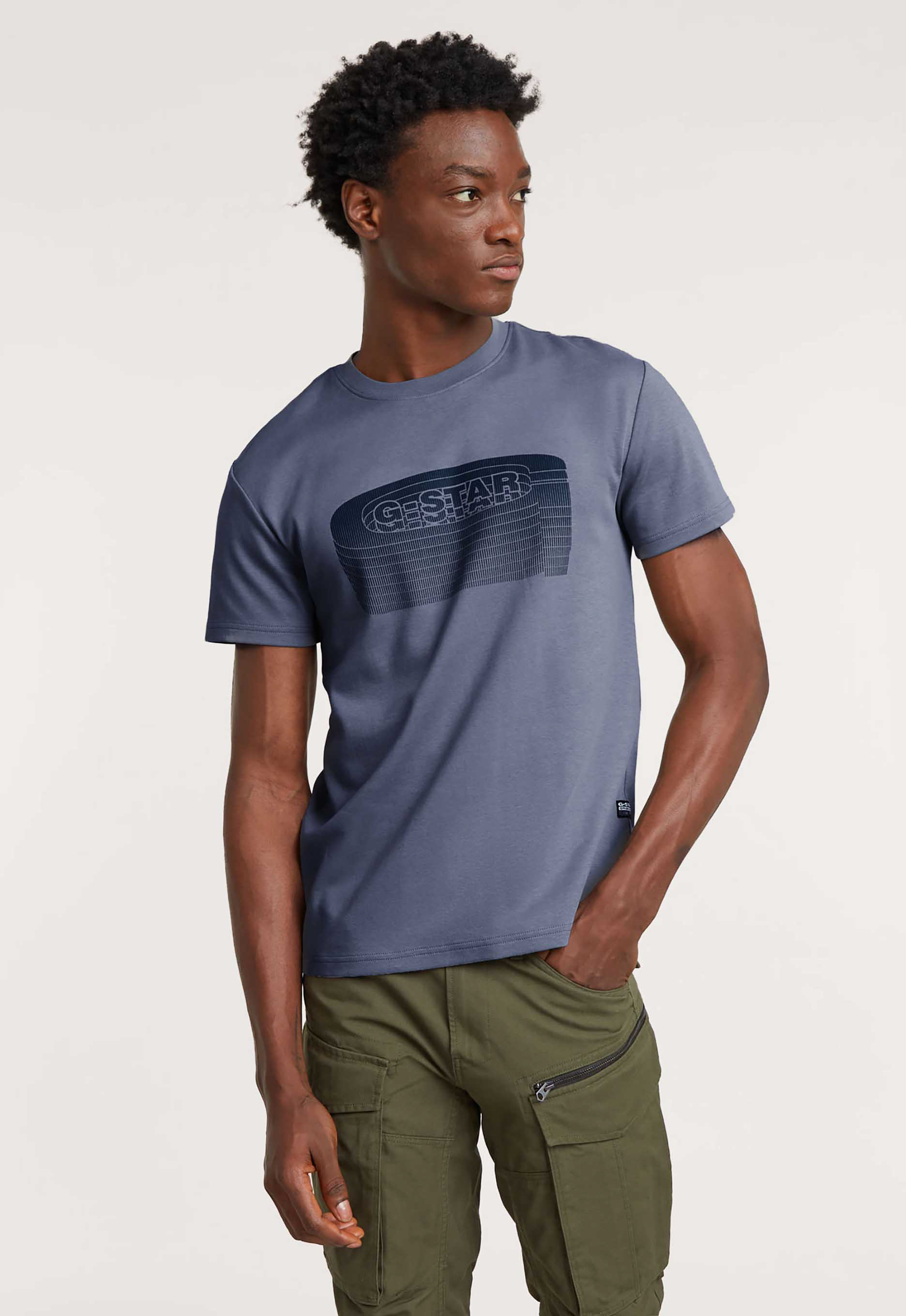 G-star raw Stacked Old Skool Logo T-shirt