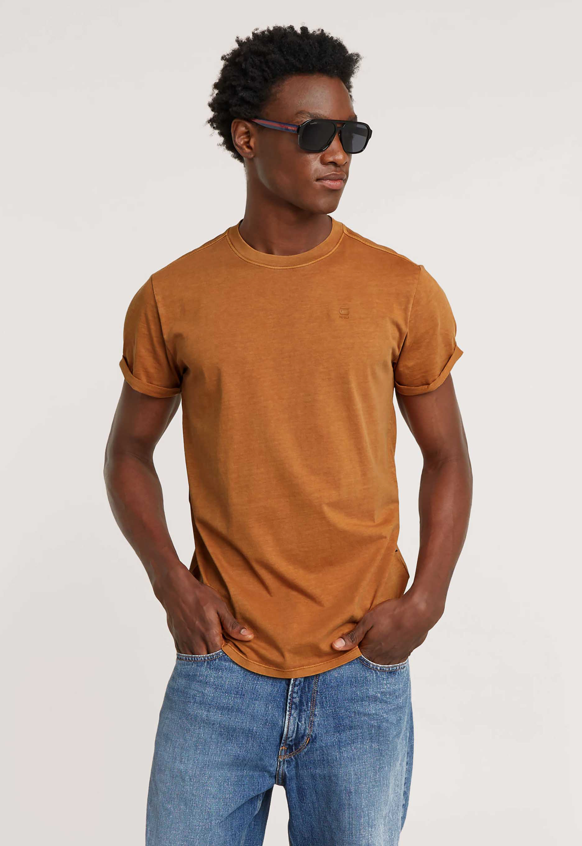 G-Star RAW Lash T-Shirt Bruin Heren