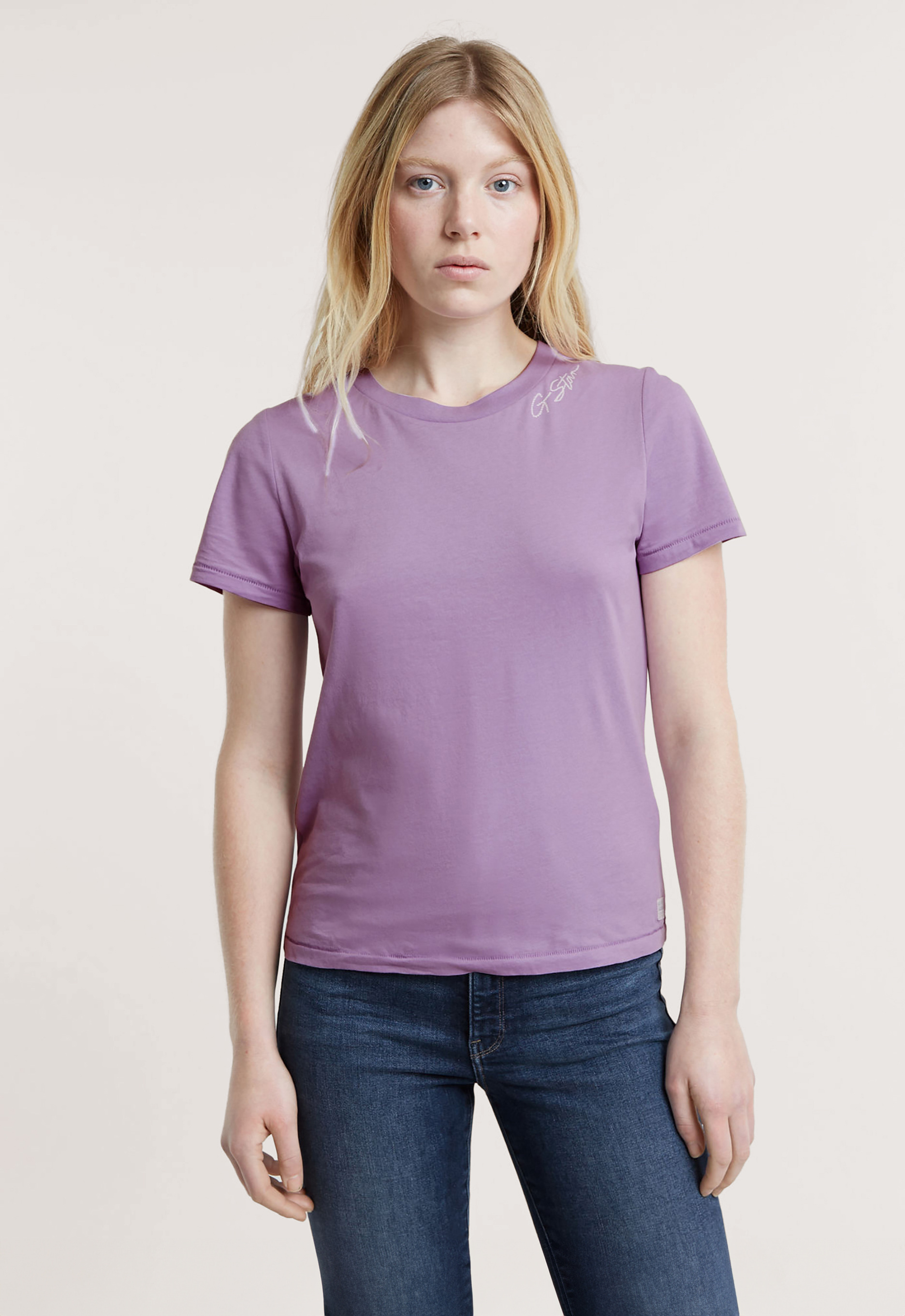 G-star raw Faux Embro Logo T-shirt