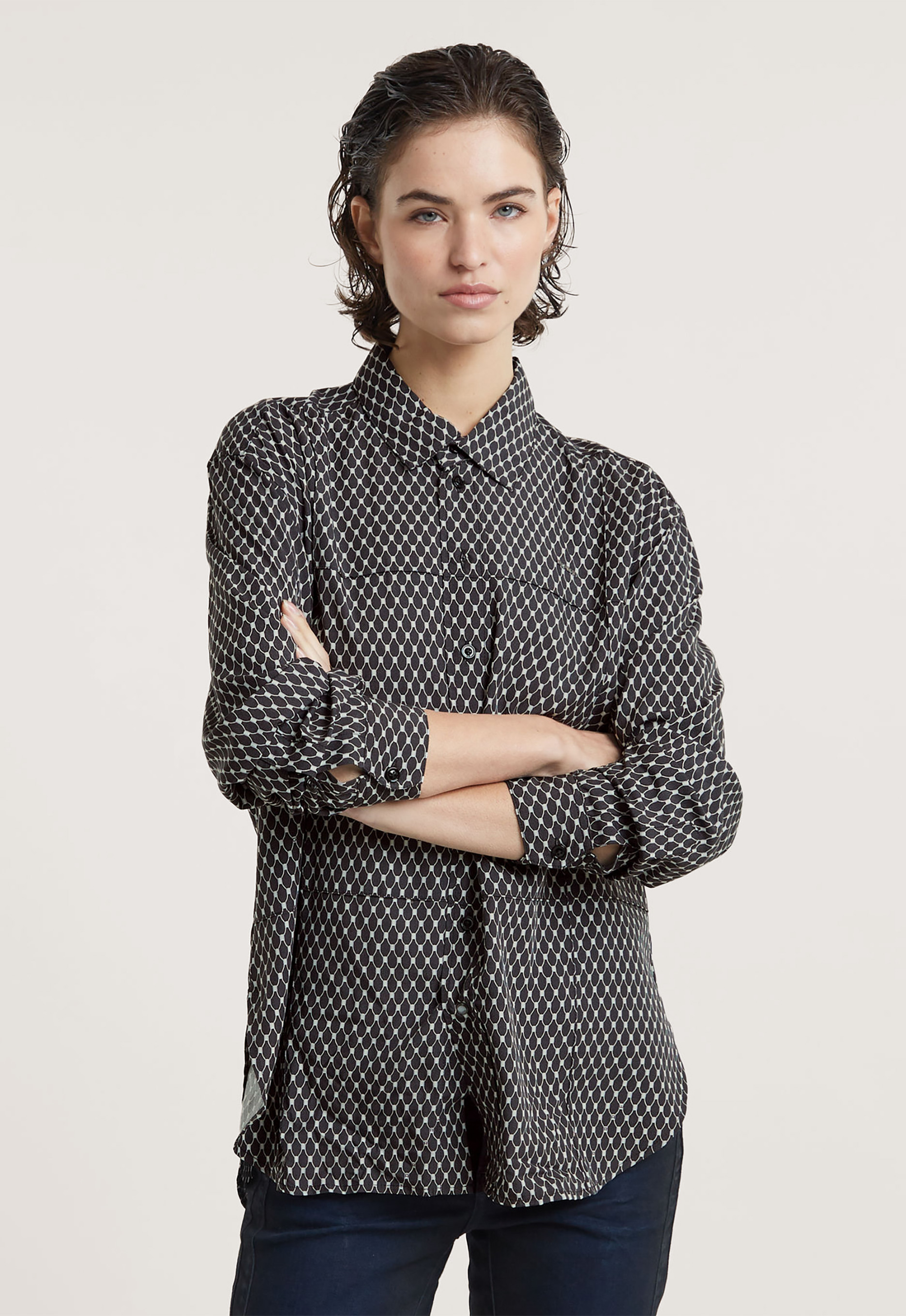 G-star raw Boyfriend Pintuck Blouse