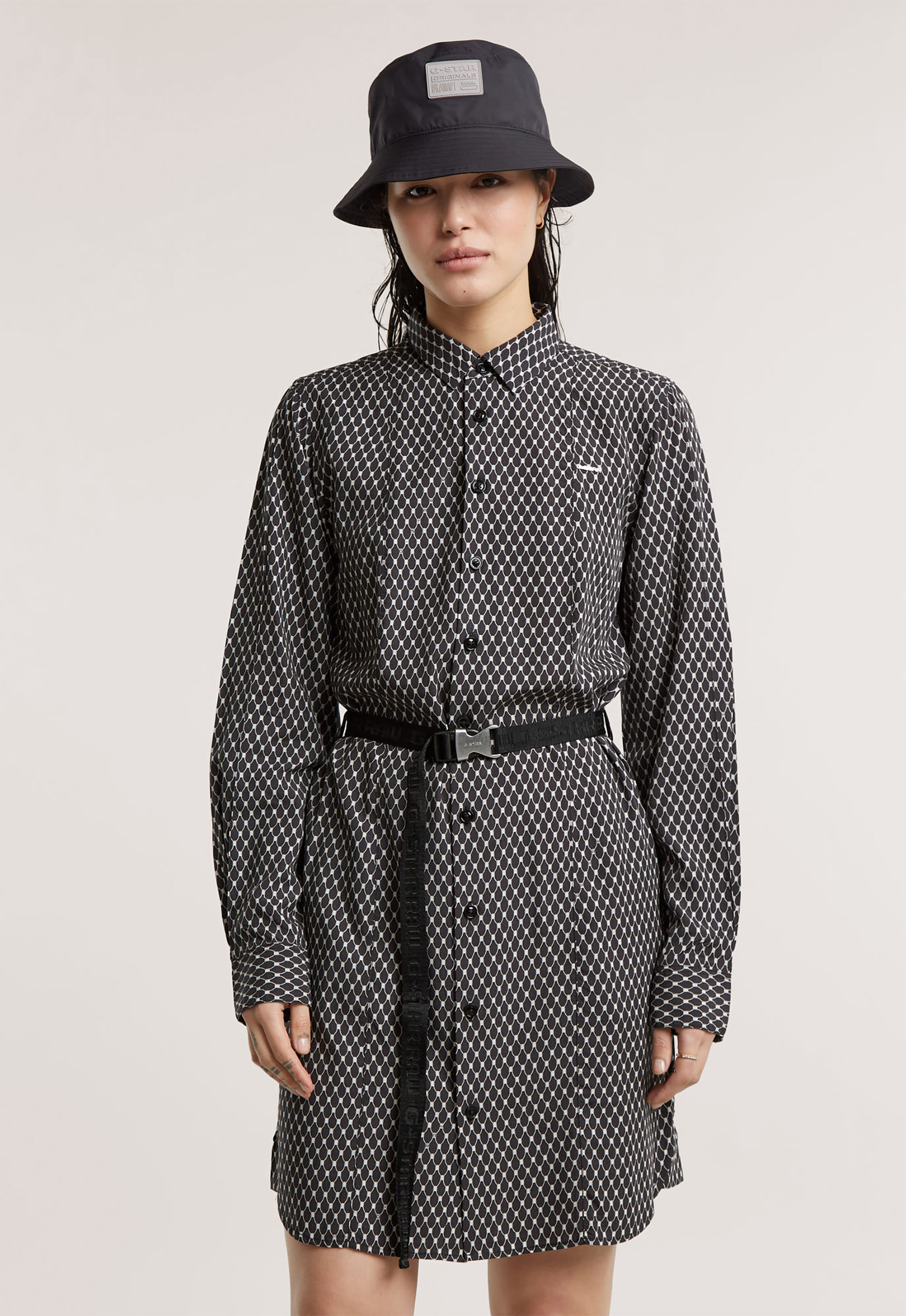 G-Star RAW Blousejurk Belted Meerkleurig Dames
