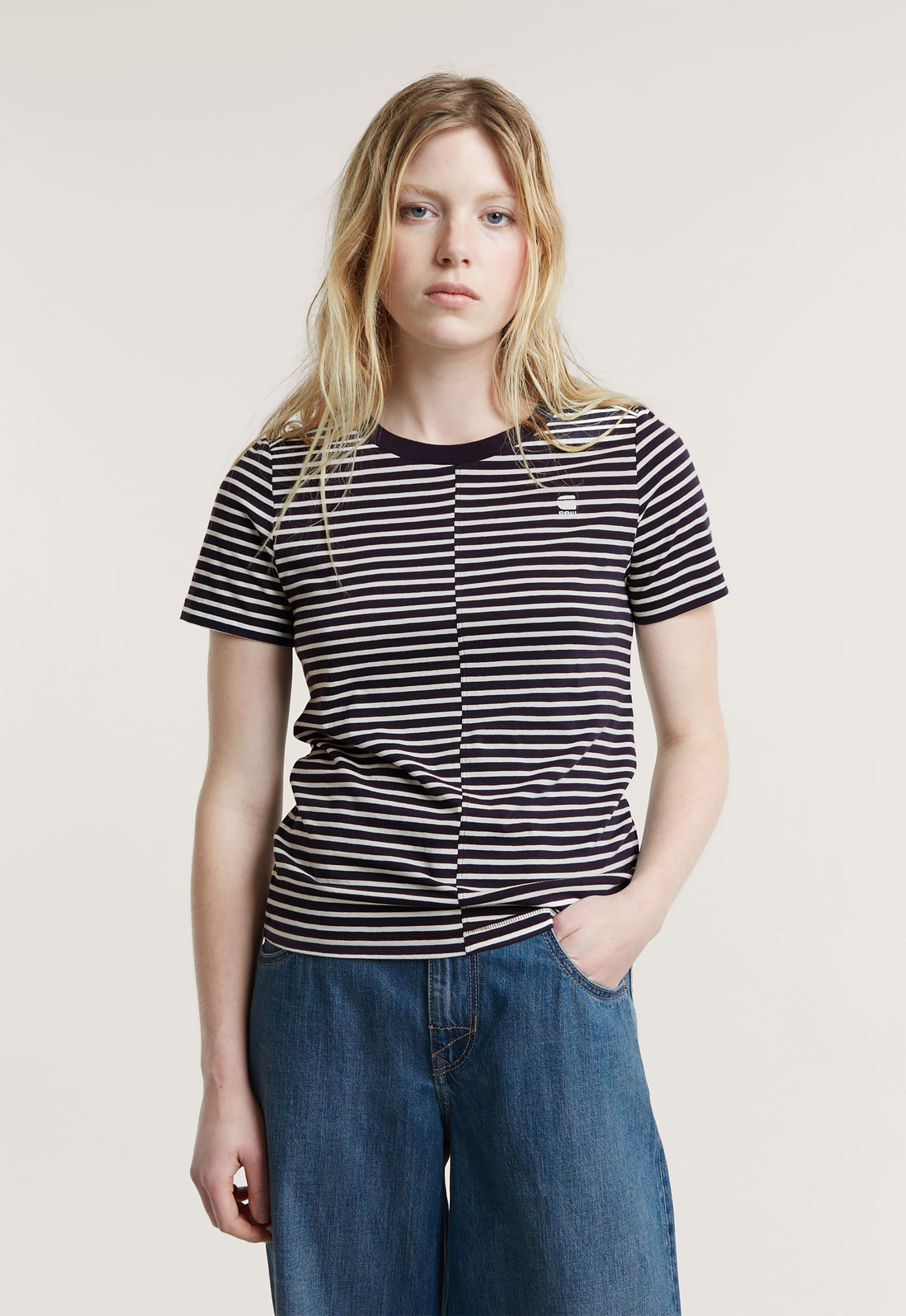 G-star raw Front Seam Stripe T-shirt