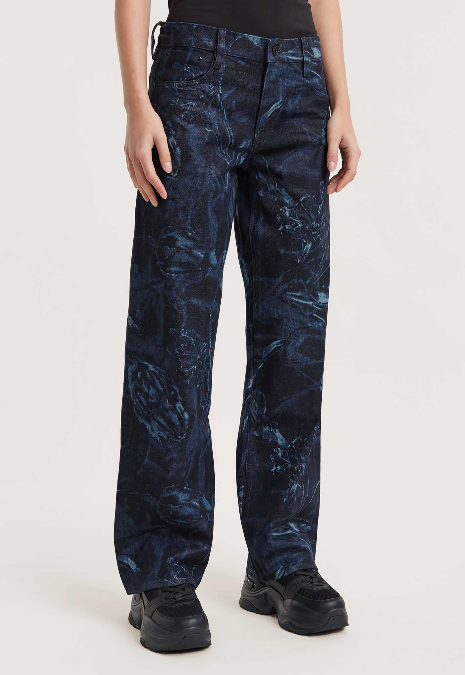G-Star RAW Judee Low Waist Loose Jeans Midden blauw Dames