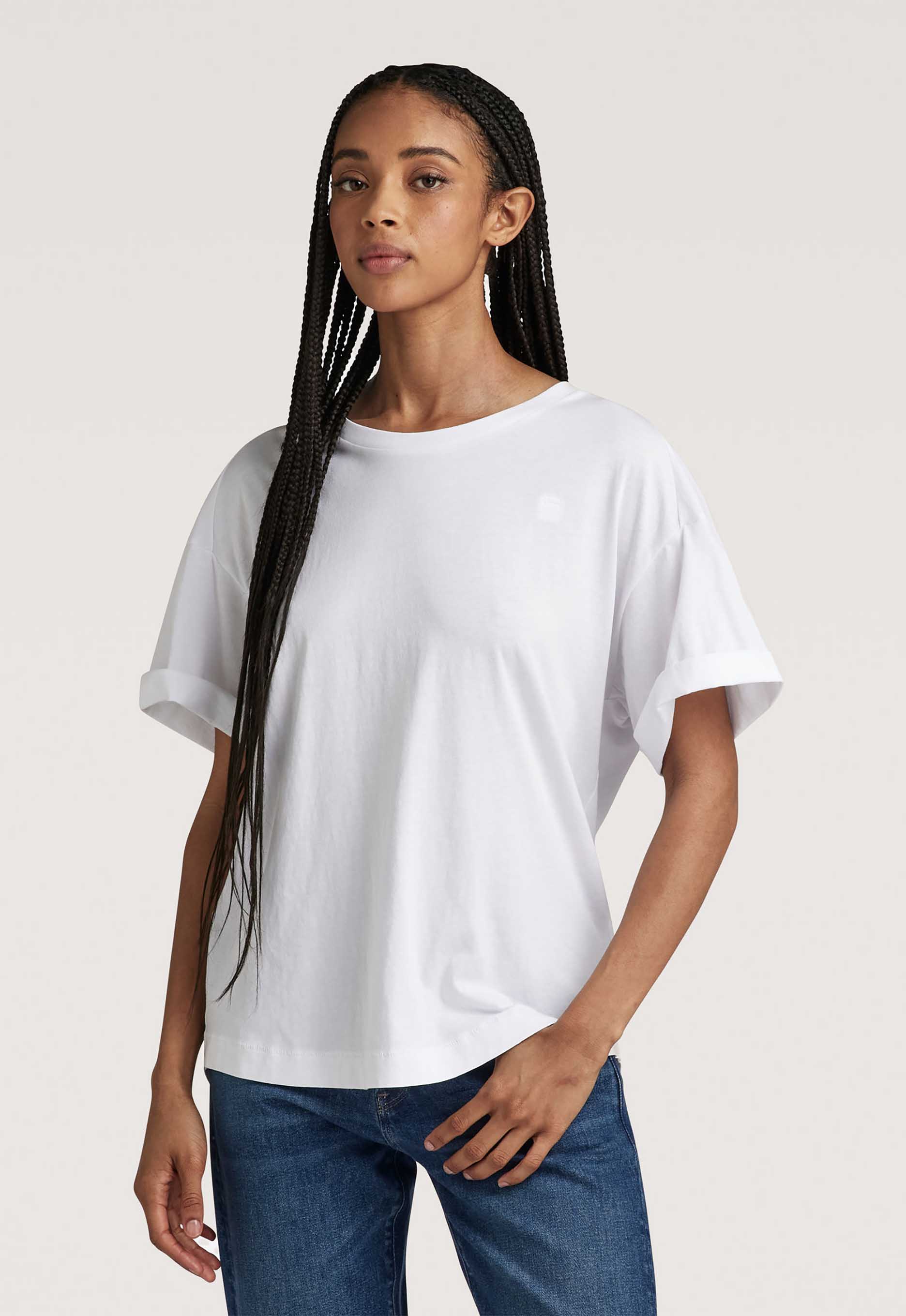 G-star raw Rolled Up Sleeve Boyfriend T-shirt