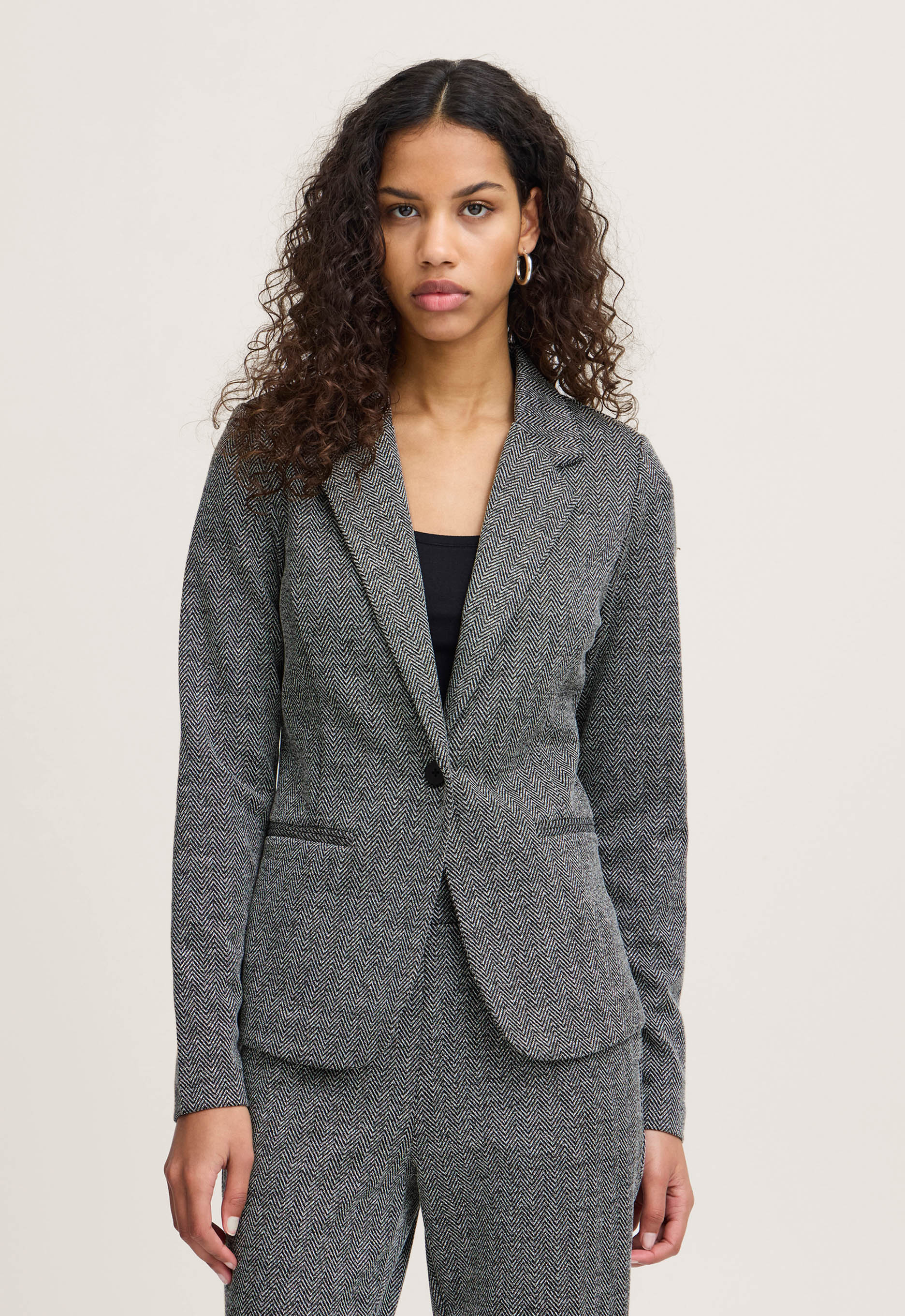 Ichi Kate Jaquard Blazer