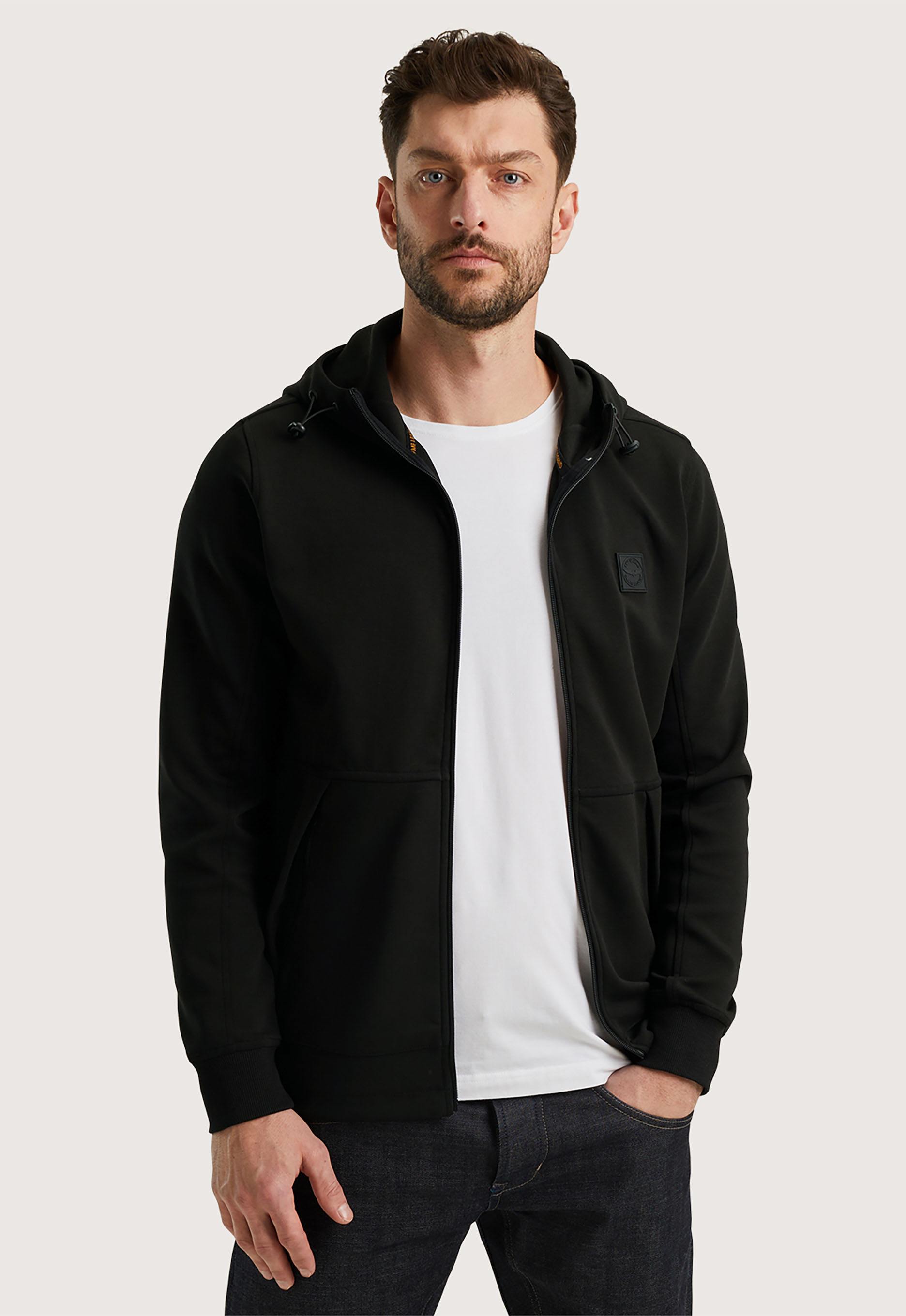 PME LEGEND Heren Truien & Vesten Hooded Jacket Interlock Zwart