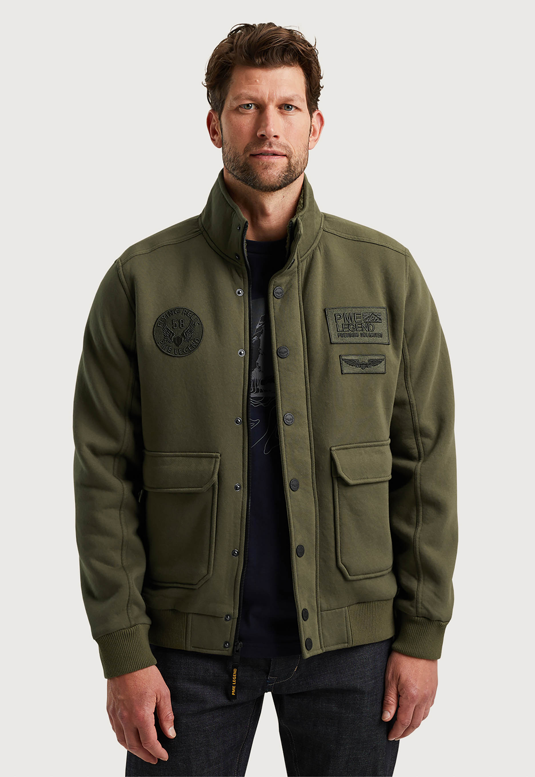 Pme legend Sherpa Bonded Button Jacket
