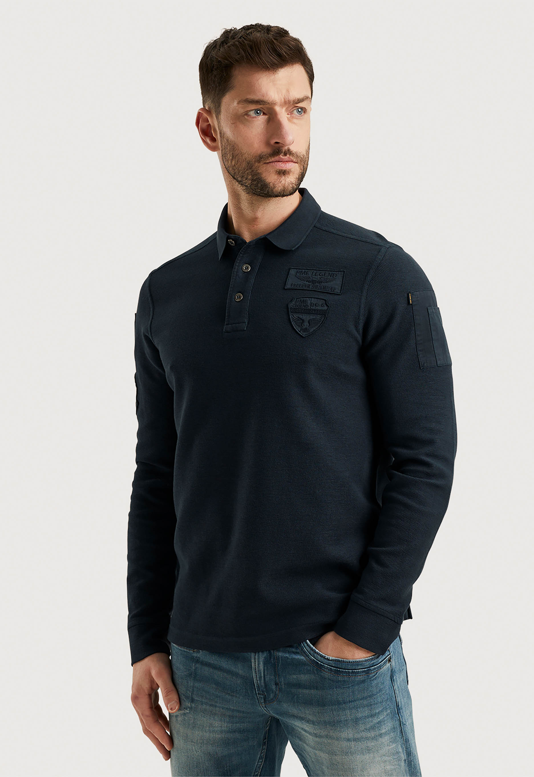 Pme legend Strutured Pique Garment Polo