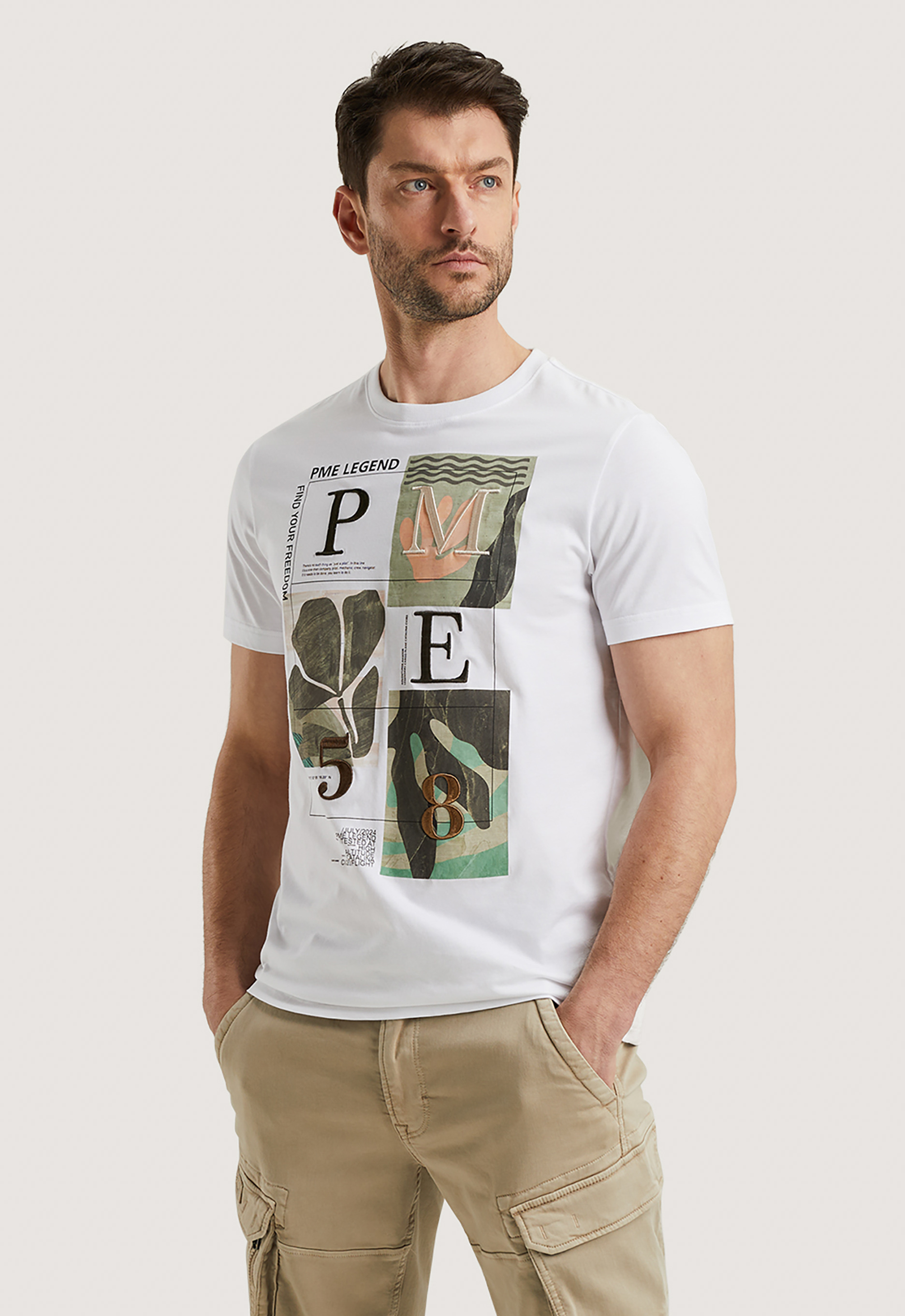 Pme legend Single Jersey Digital Print T-shirt