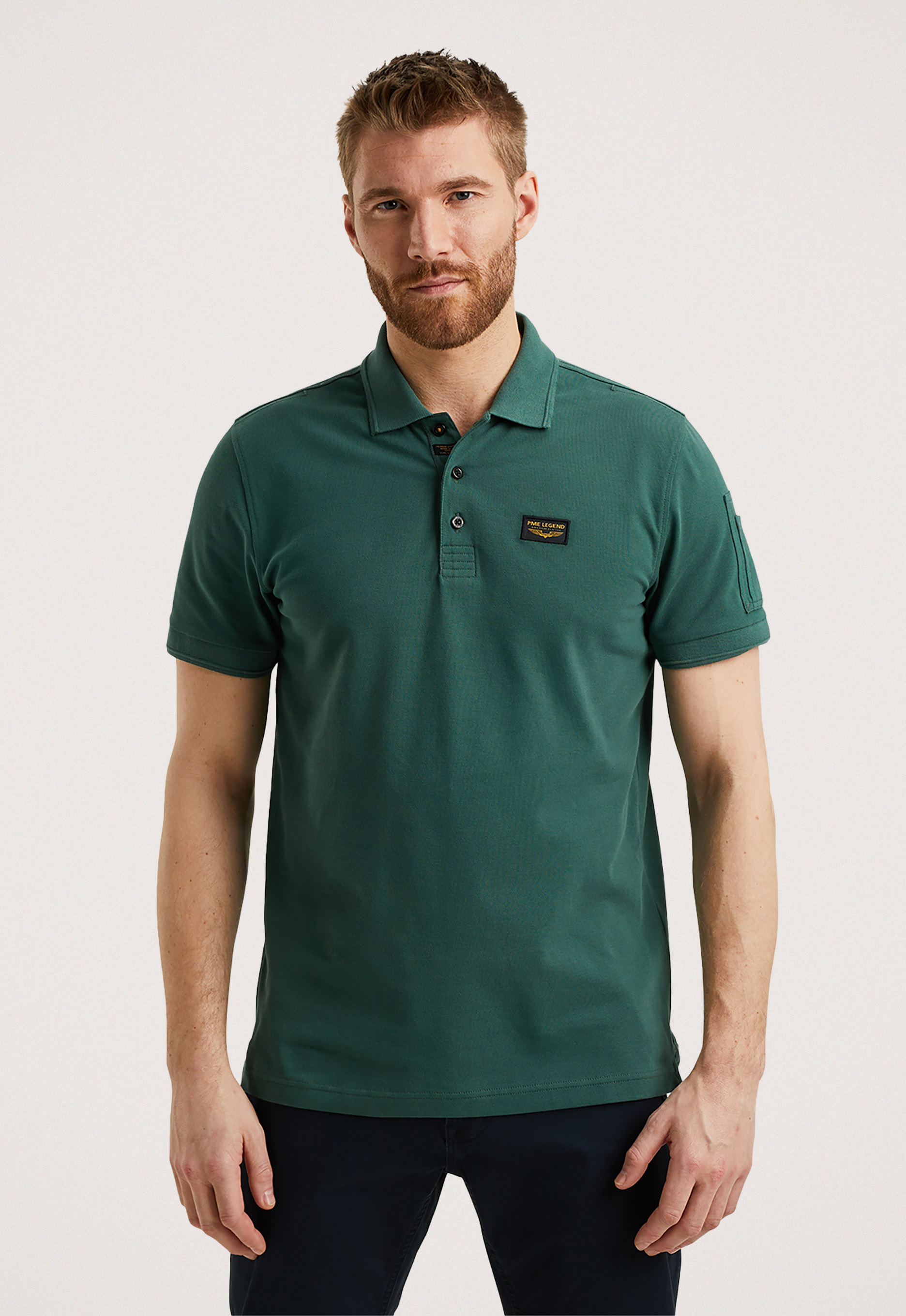 PME Legend Poloshirt Trackway Forest Groen