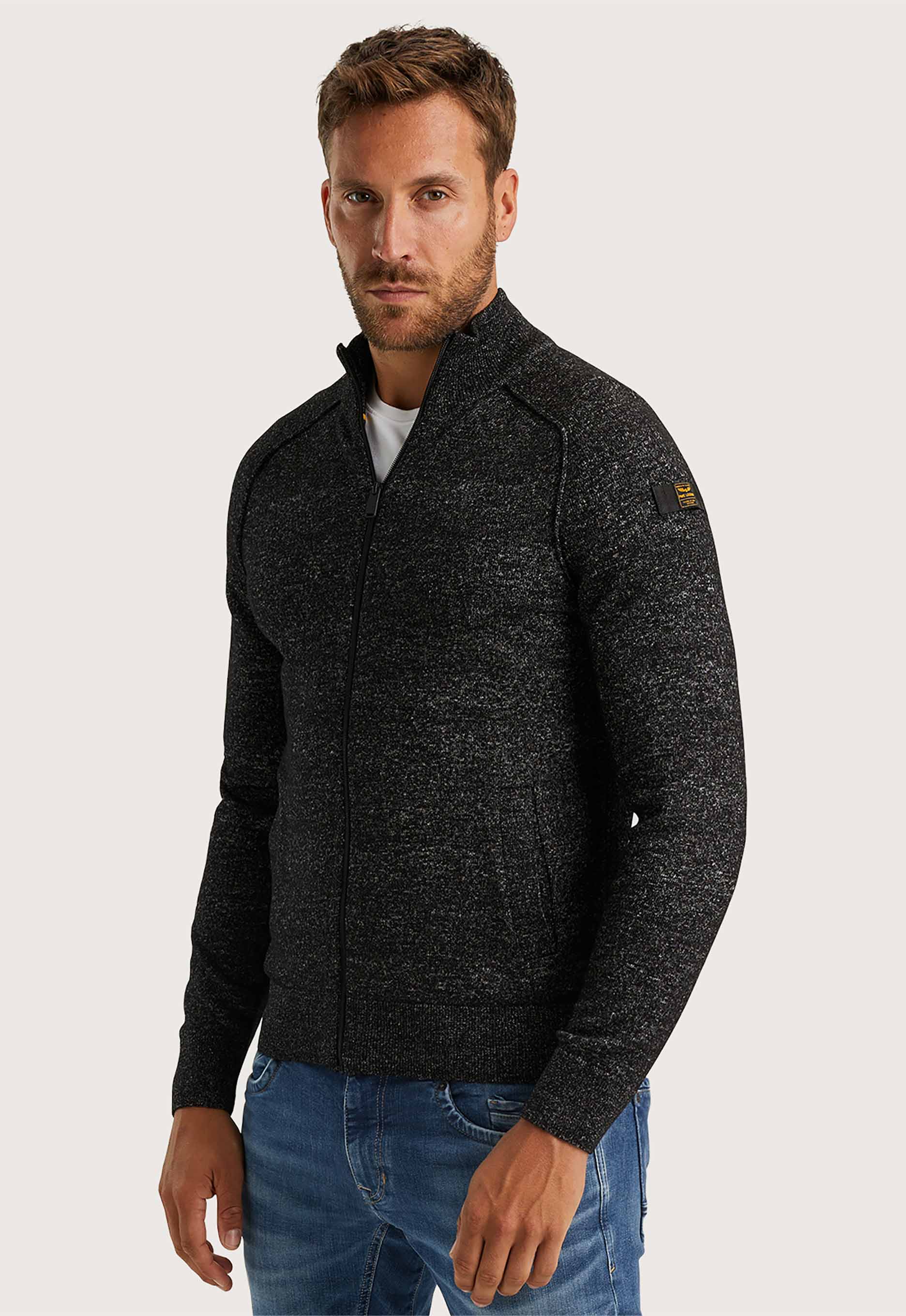 PME Legend Gebreid jack met labelpatch