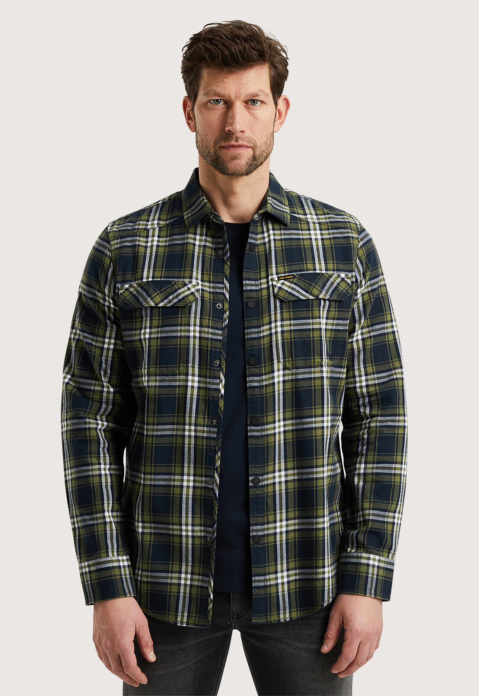 Pme legend Twill Check Overhemd