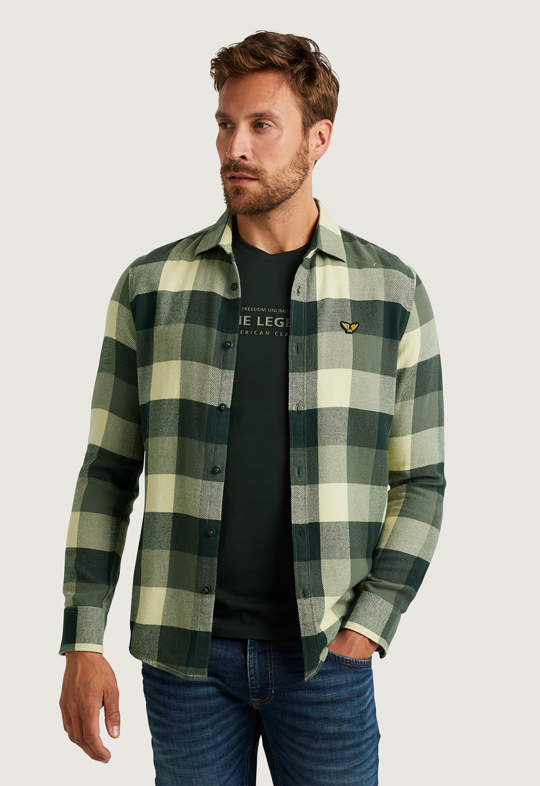 Pme legend Heavy Twill Check Overhemd