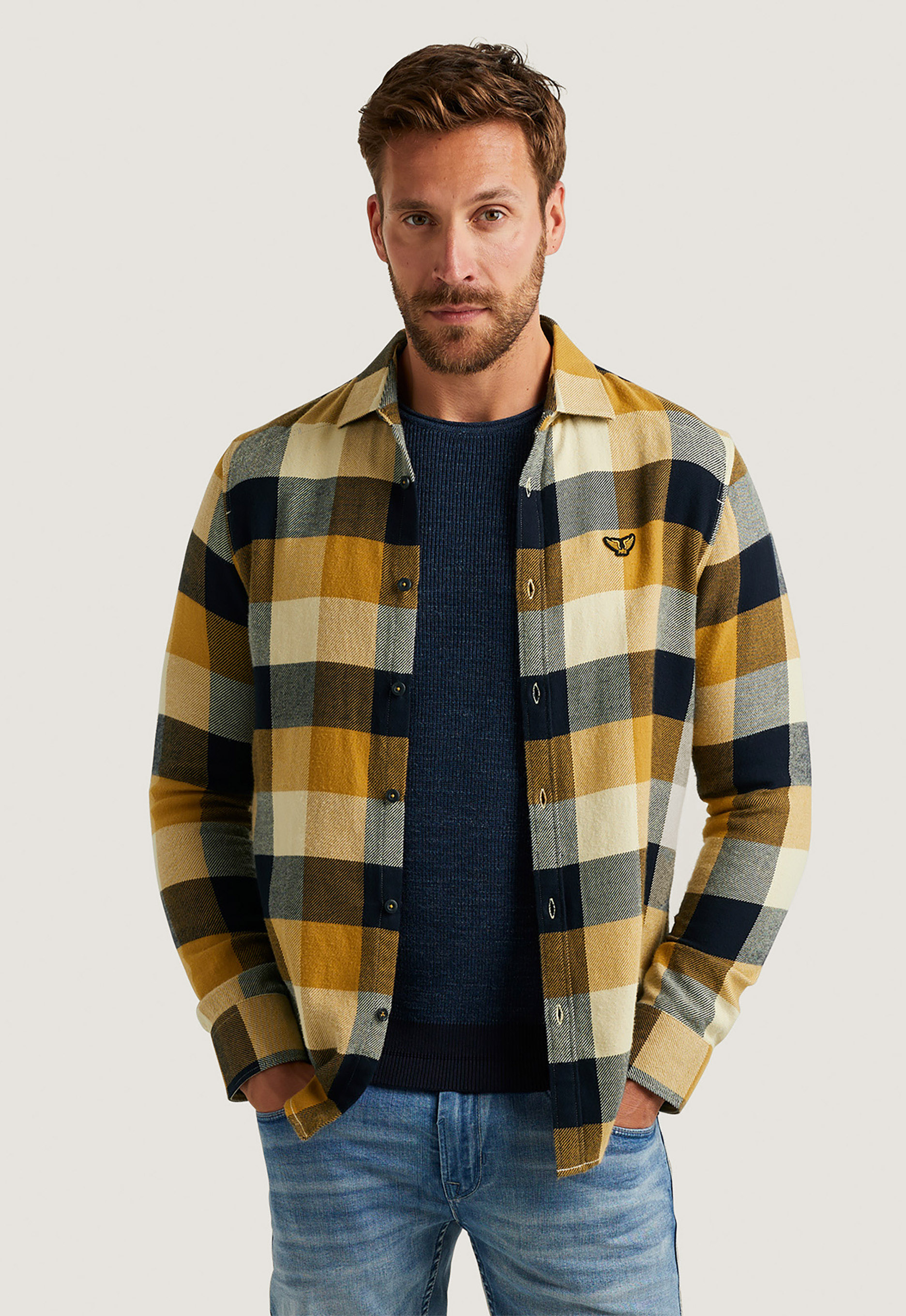 Pme legend Heavy Twill Check Overhemd