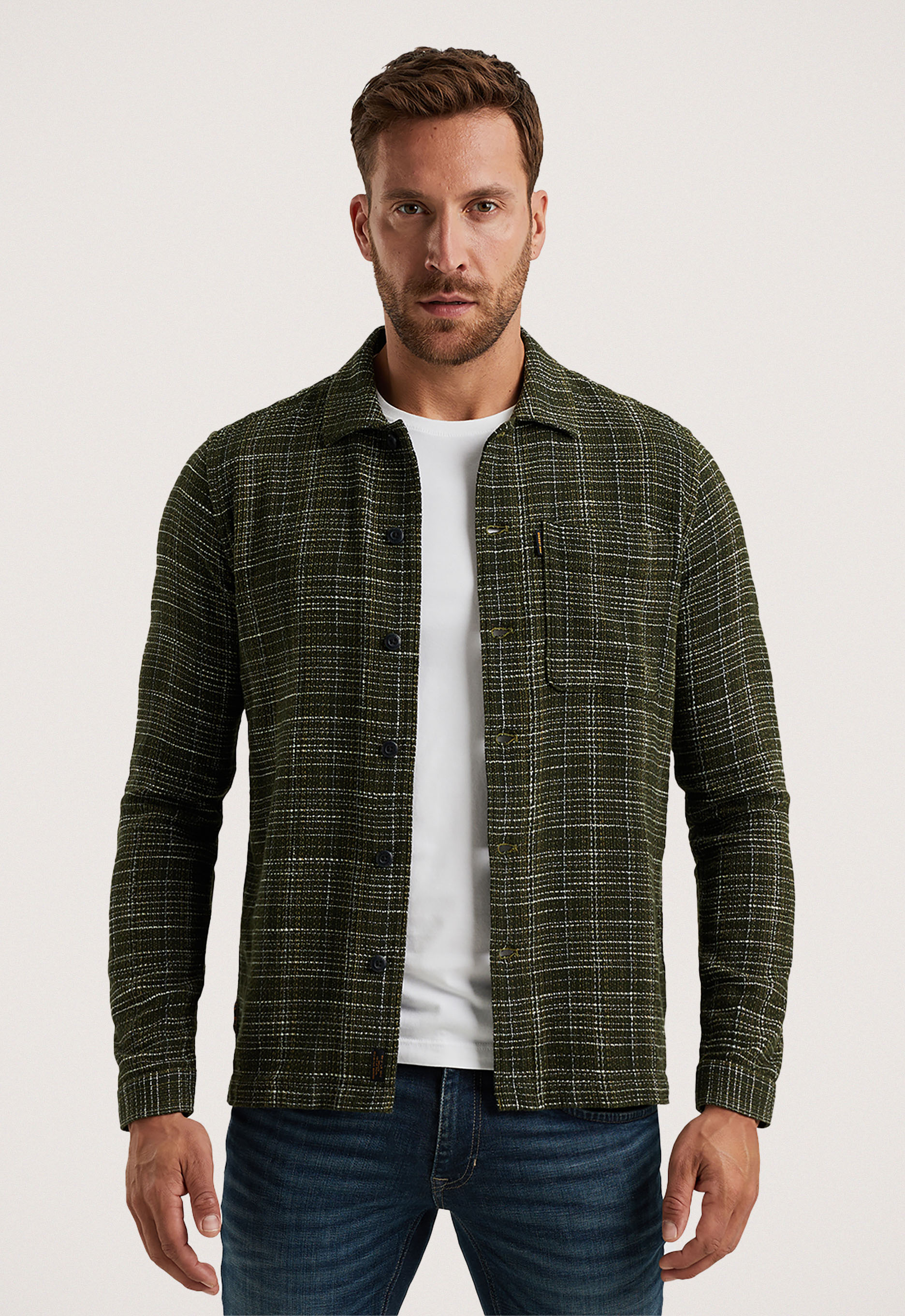 PME Legend™ Shirt jacket met structuur