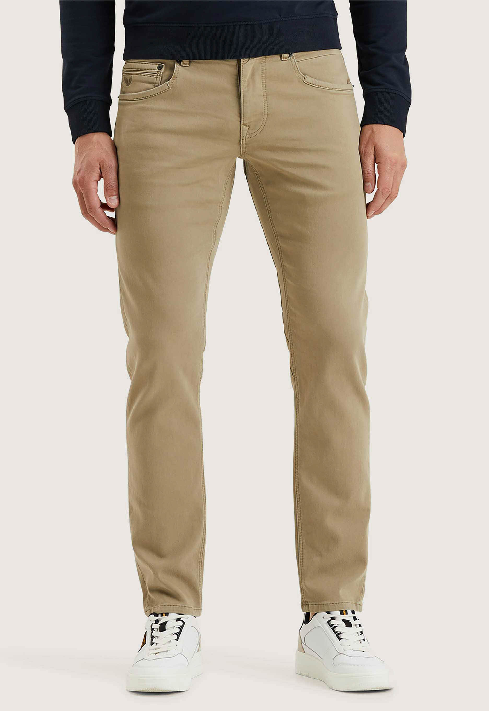 PME LEGEND Tailwheel slim fit broek van colored denim